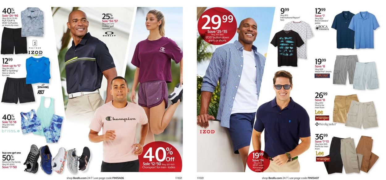 Catalogue Bealls Florida from 11/10/2021