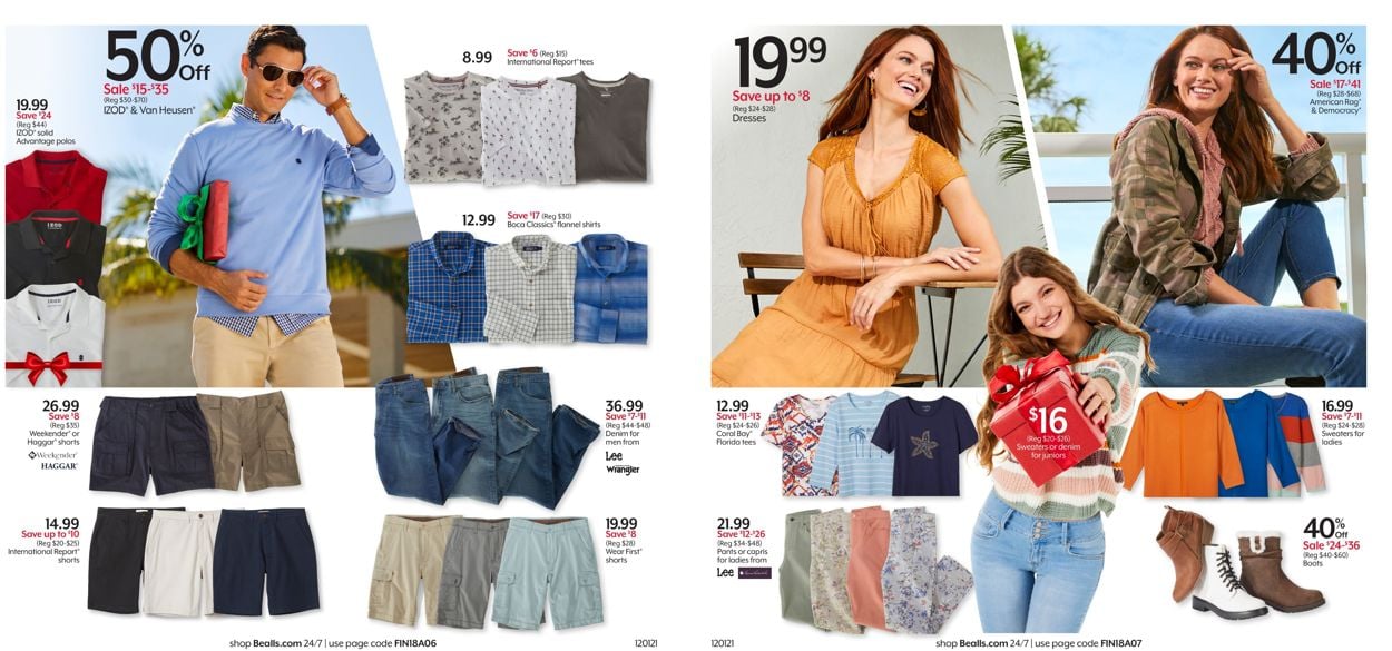 Catalogue Bealls Florida CHRISTMAS 2021 from 12/01/2021