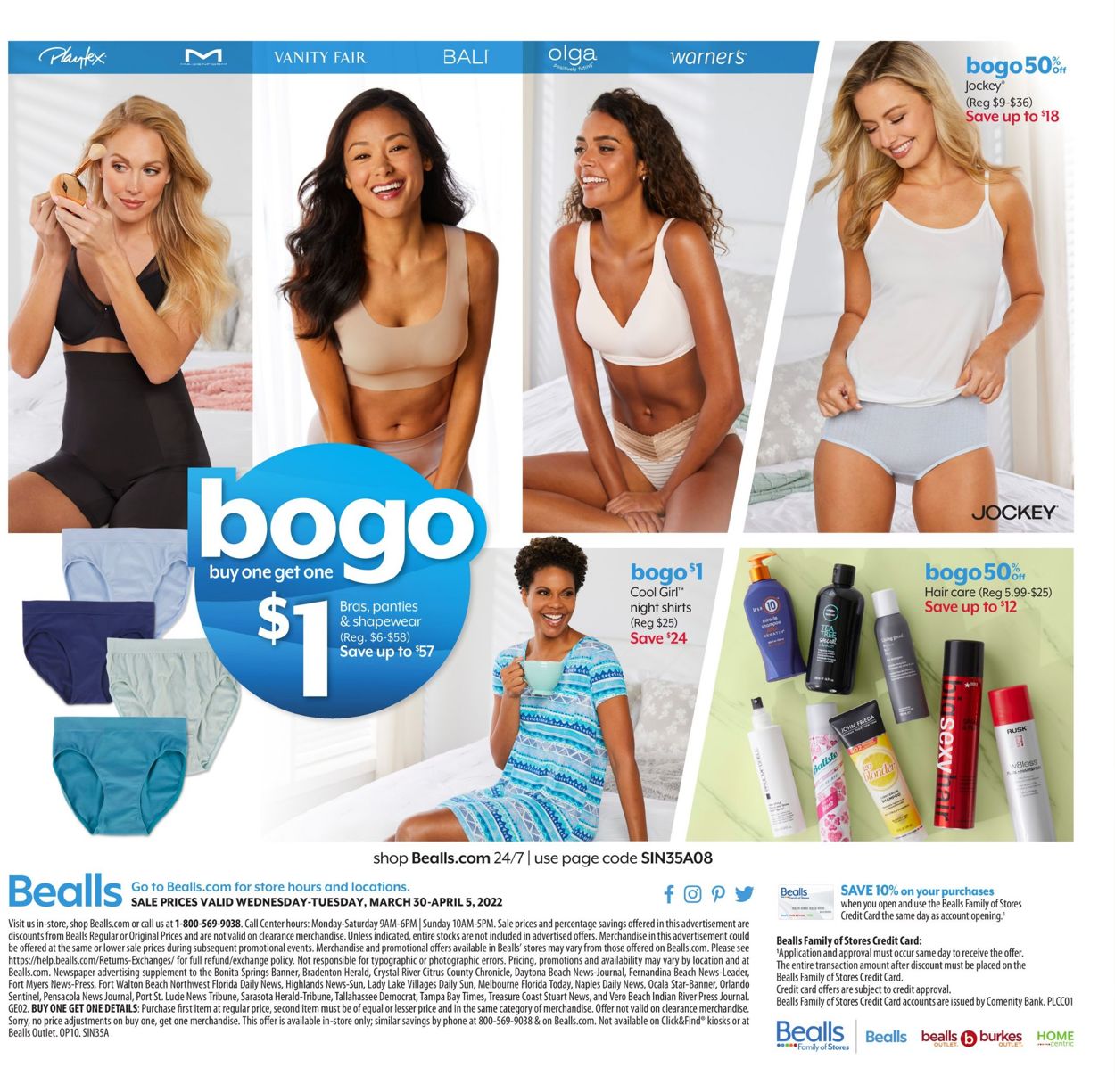 Catalogue Bealls Florida from 03/30/2022