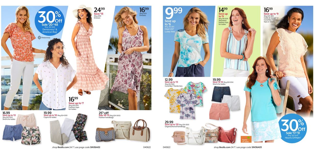Catalogue Bealls Florida EASTER 2022 from 04/06/2022