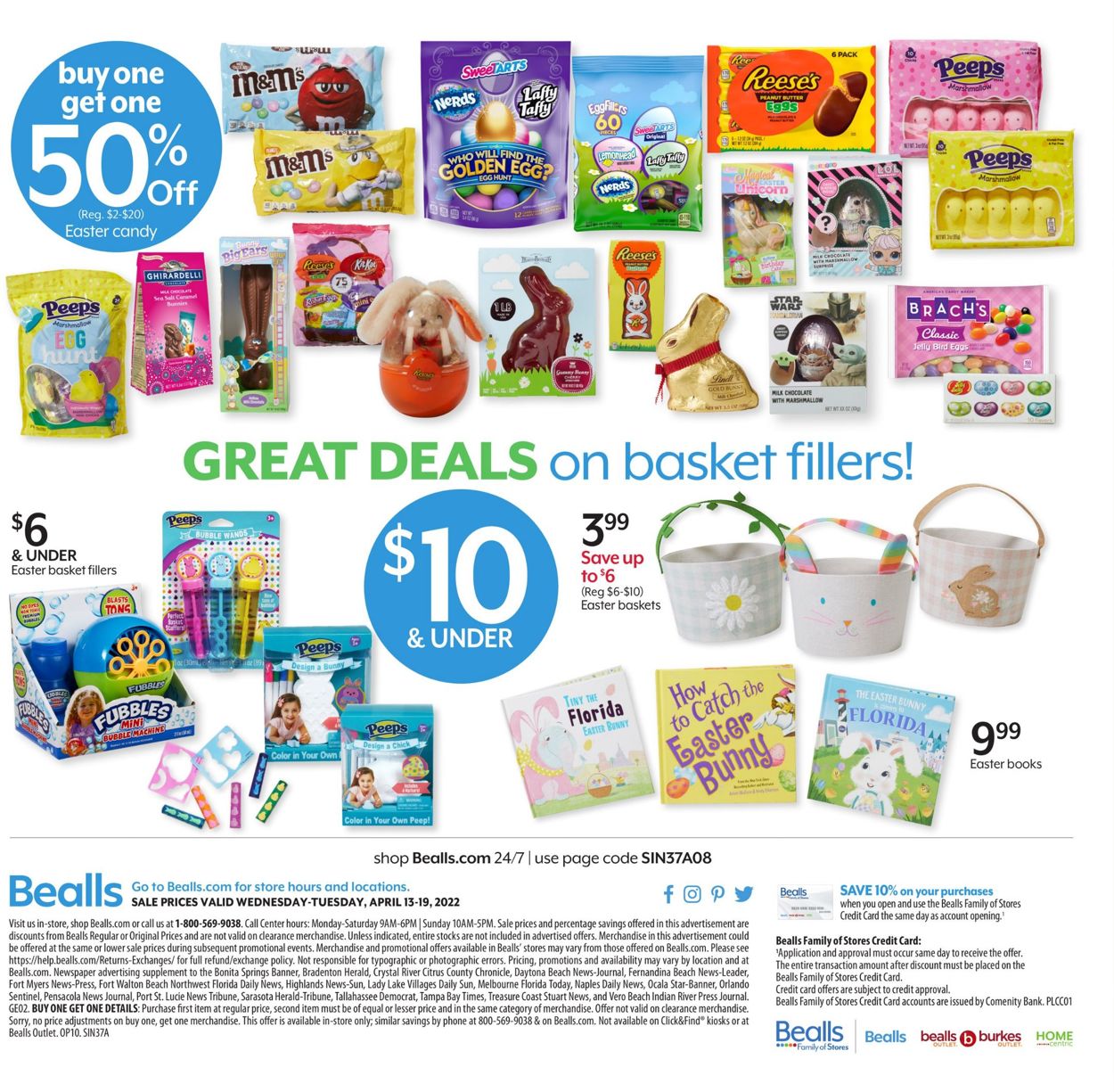 Catalogue Bealls Florida EASTER 2022 from 04/13/2022