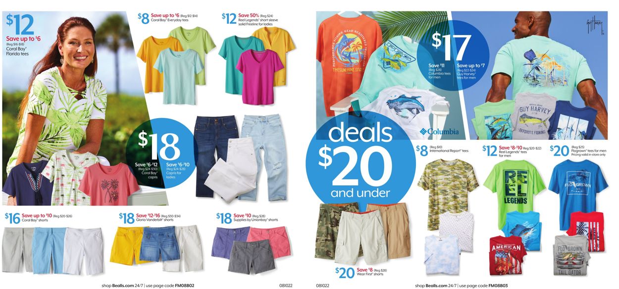 Catalogue Bealls Florida from 08/10/2022