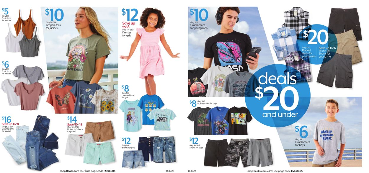 Catalogue Bealls Florida from 08/10/2022