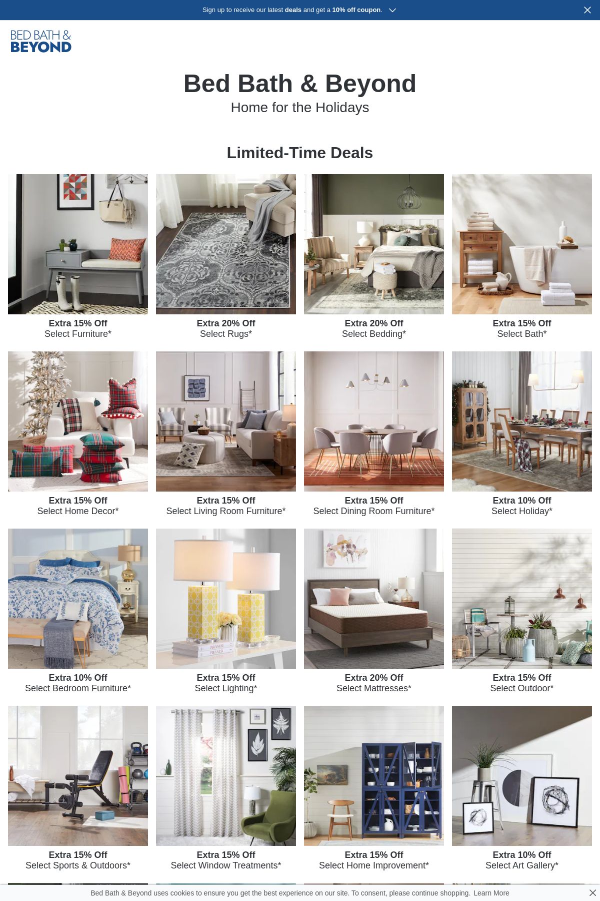 Catalogue Bed Bath and Beyond from 10/21/2024