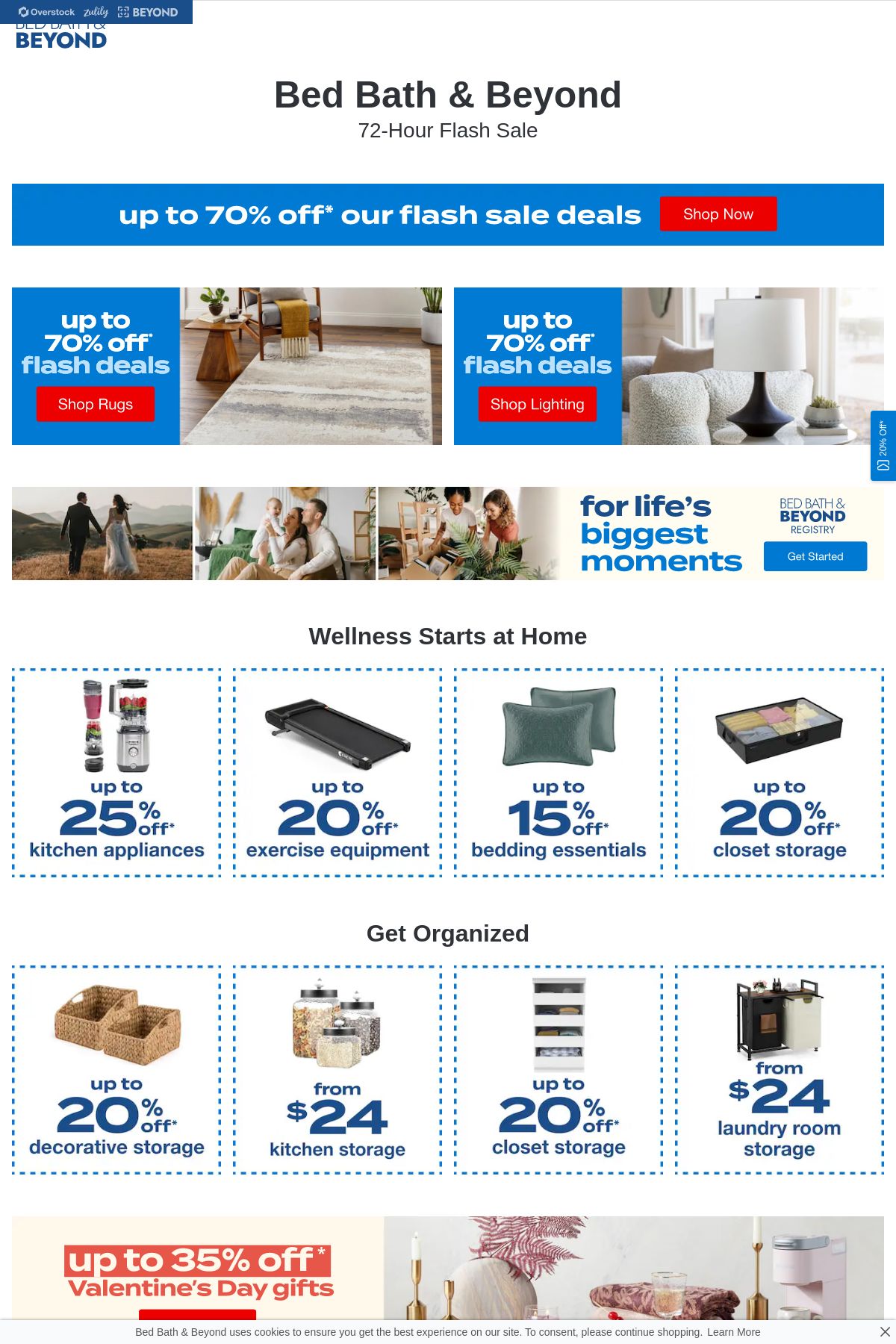 Catalogue Bed Bath and Beyond from 01/27/2025