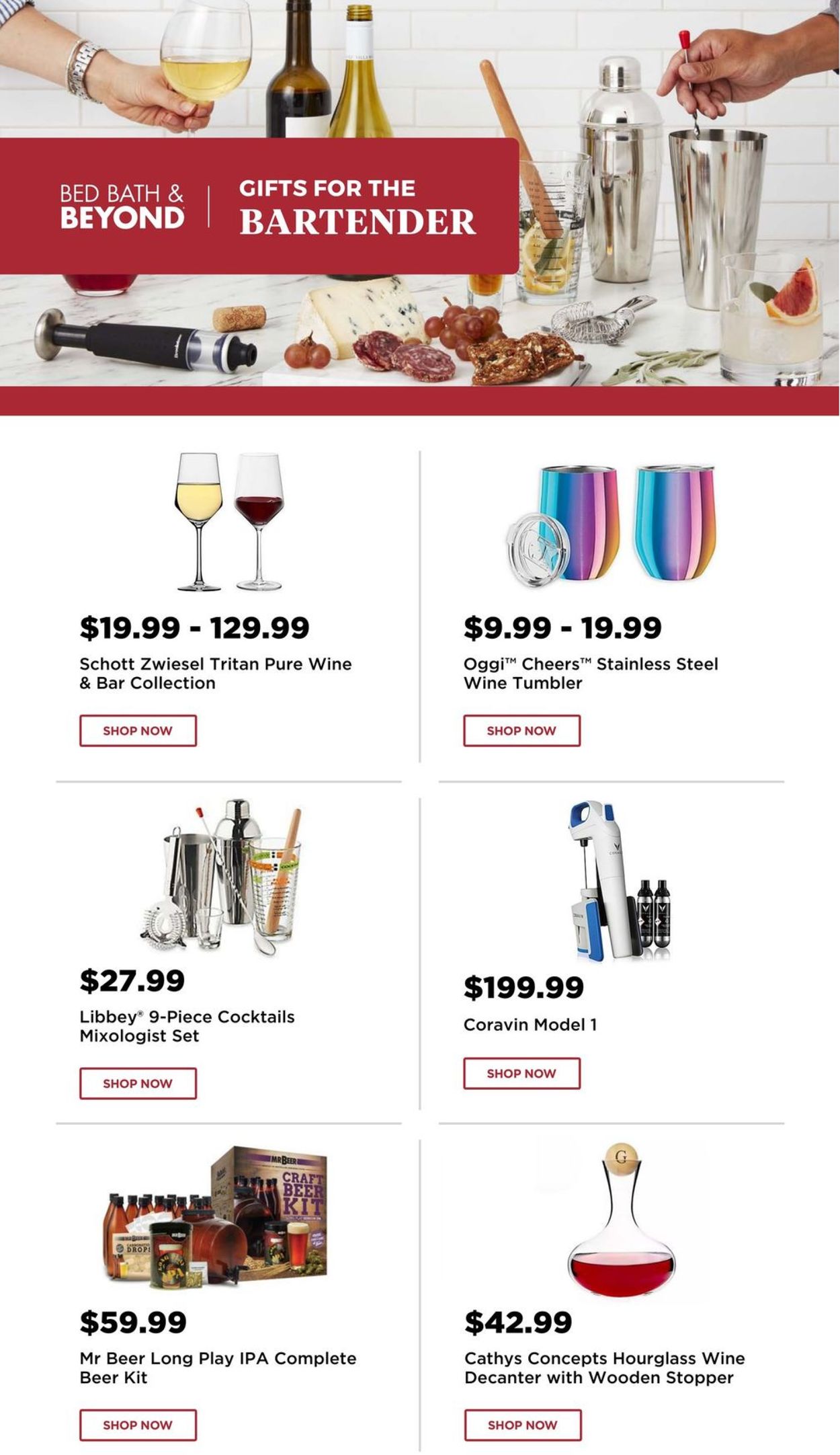 Catalogue Bed Bath and Beyond from 11/01/2019