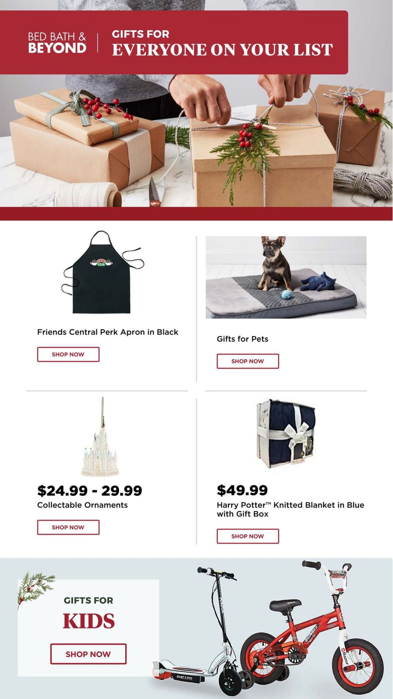 Catalogue Bed Bath and Beyond from 11/01/2019