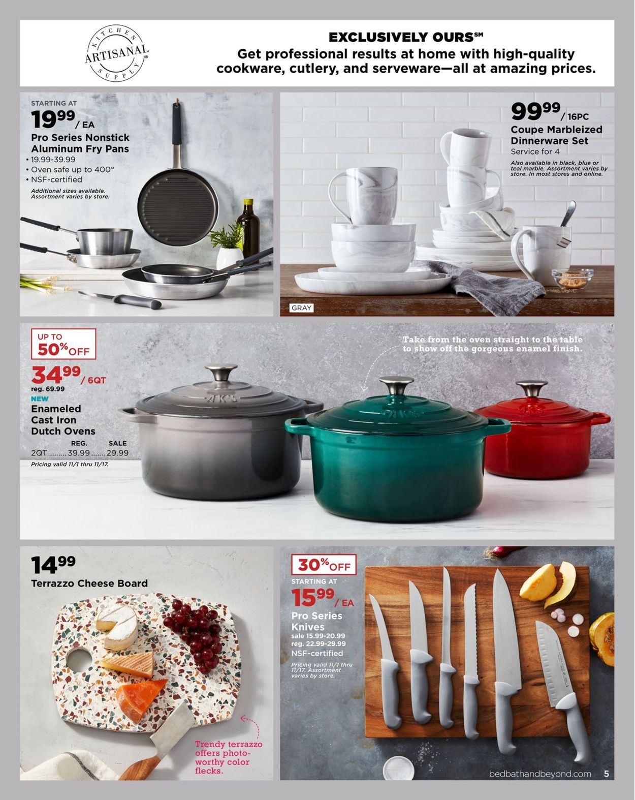 Catalogue Bed Bath and Beyond from 11/03/2019