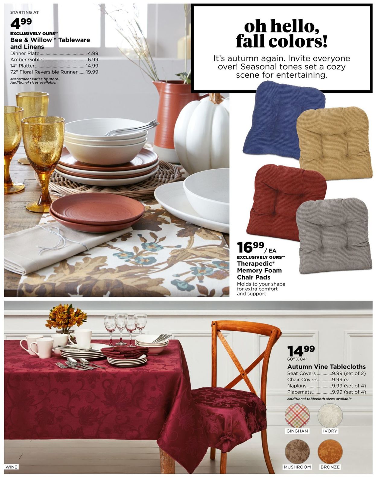 Catalogue Bed Bath and Beyond from 10/14/2019