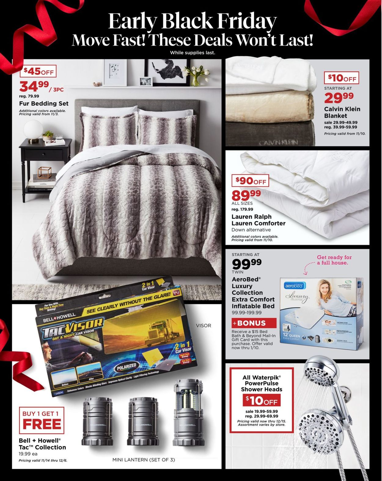 Bed Bath and Beyond - Black Friday Ad 2019 Current weekly ad 11/17 - 01 - What Time Bed Bath And Beyond Opens On Black Friday