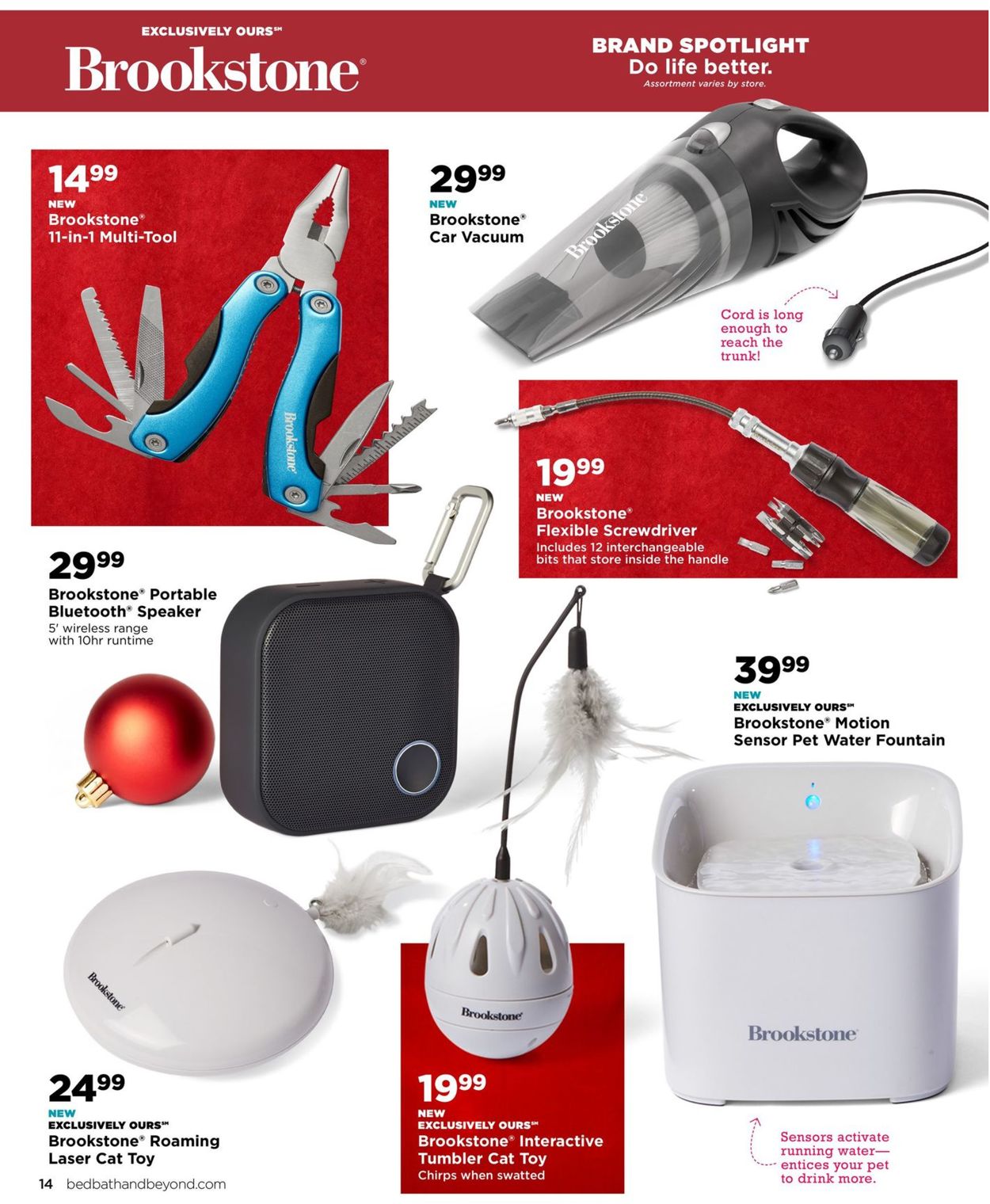 Catalogue Bed Bath and Beyond - Holiday Ad 2019 from 12/08/2019