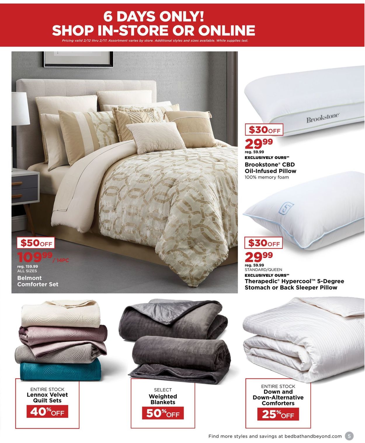 Catalogue Bed Bath and Beyond from 02/11/2020