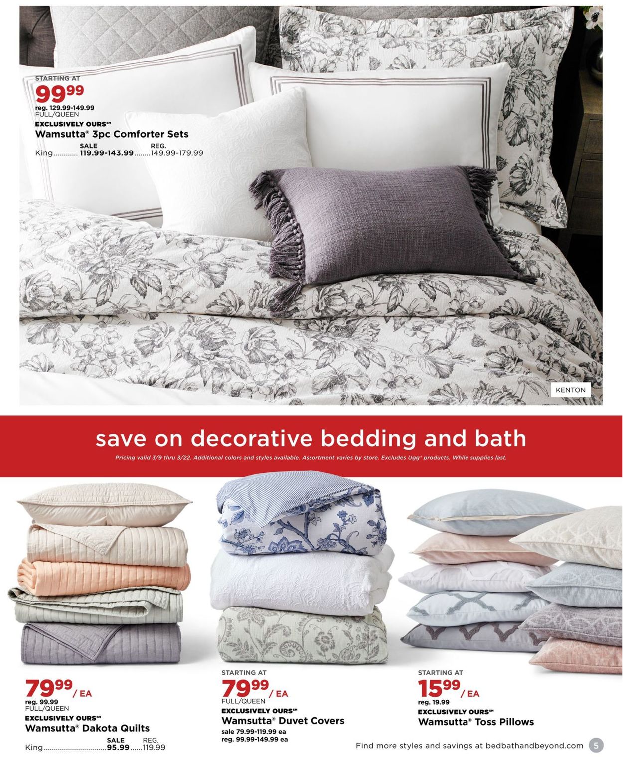 Catalogue Bed Bath and Beyond from 03/09/2020