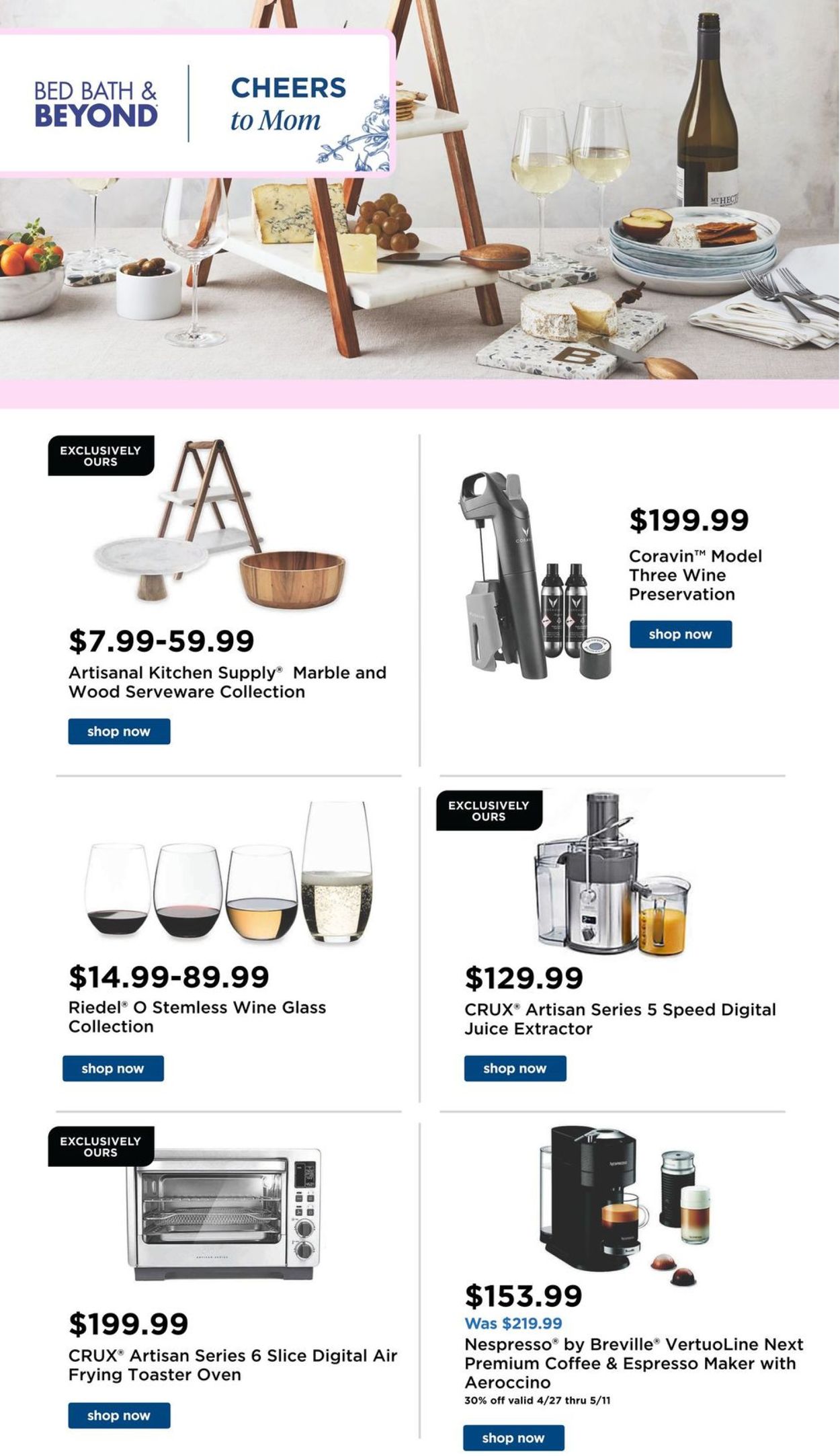 Catalogue Bed Bath and Beyond from 04/24/2020