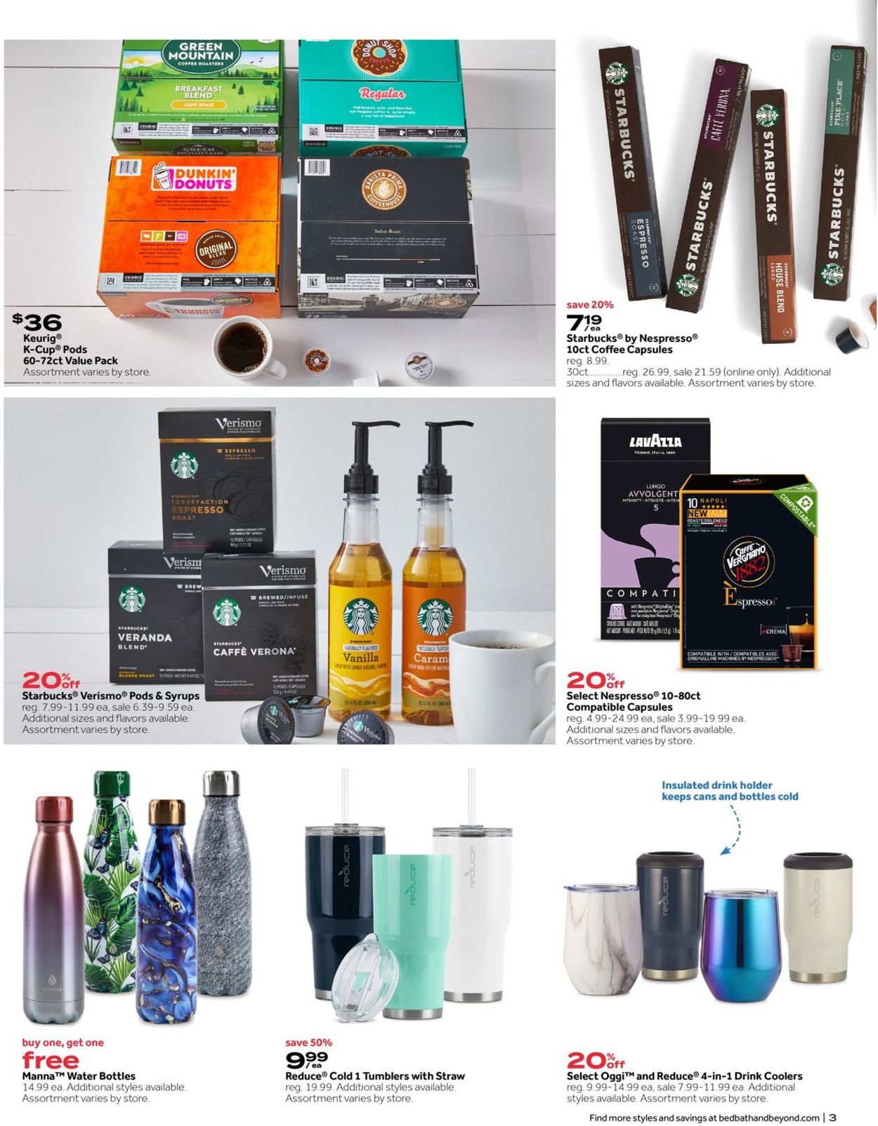 Catalogue Bed Bath and Beyond from 07/13/2020