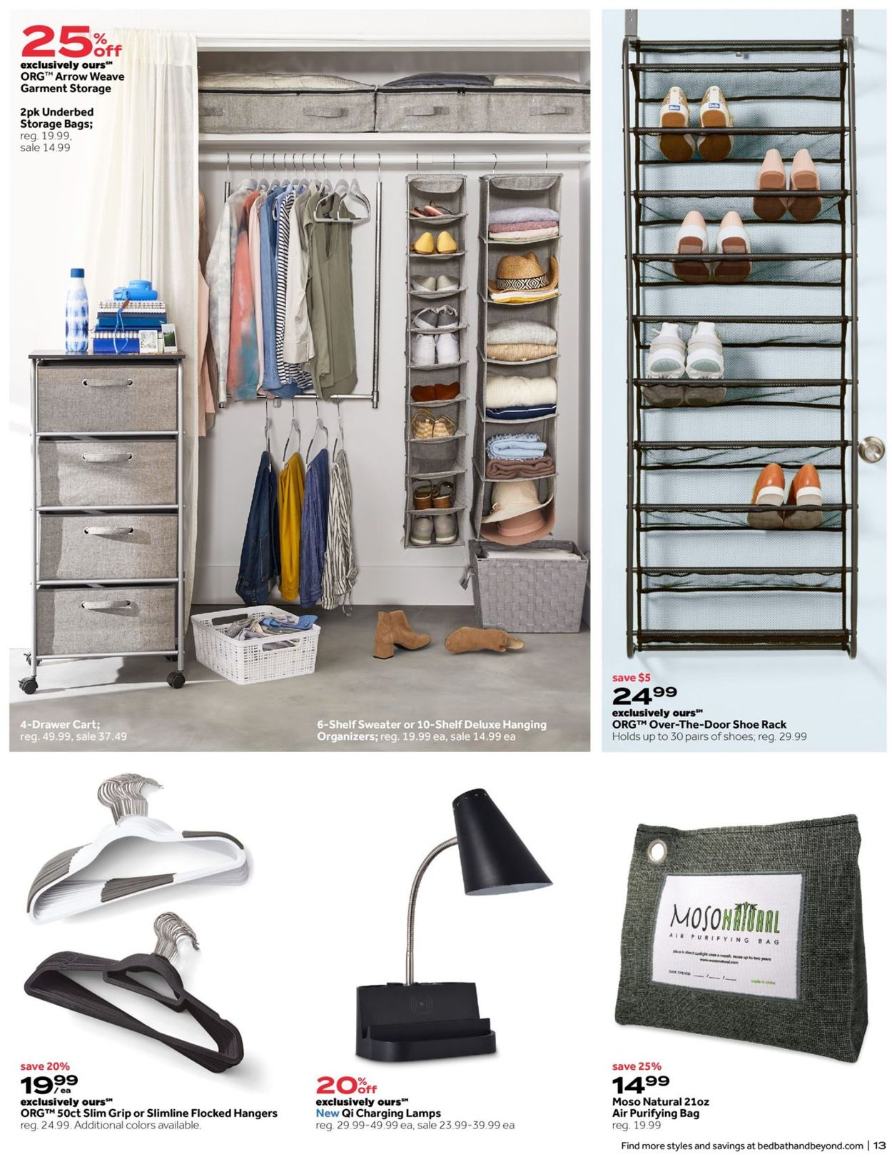 Catalogue Bed Bath and Beyond from 07/13/2020