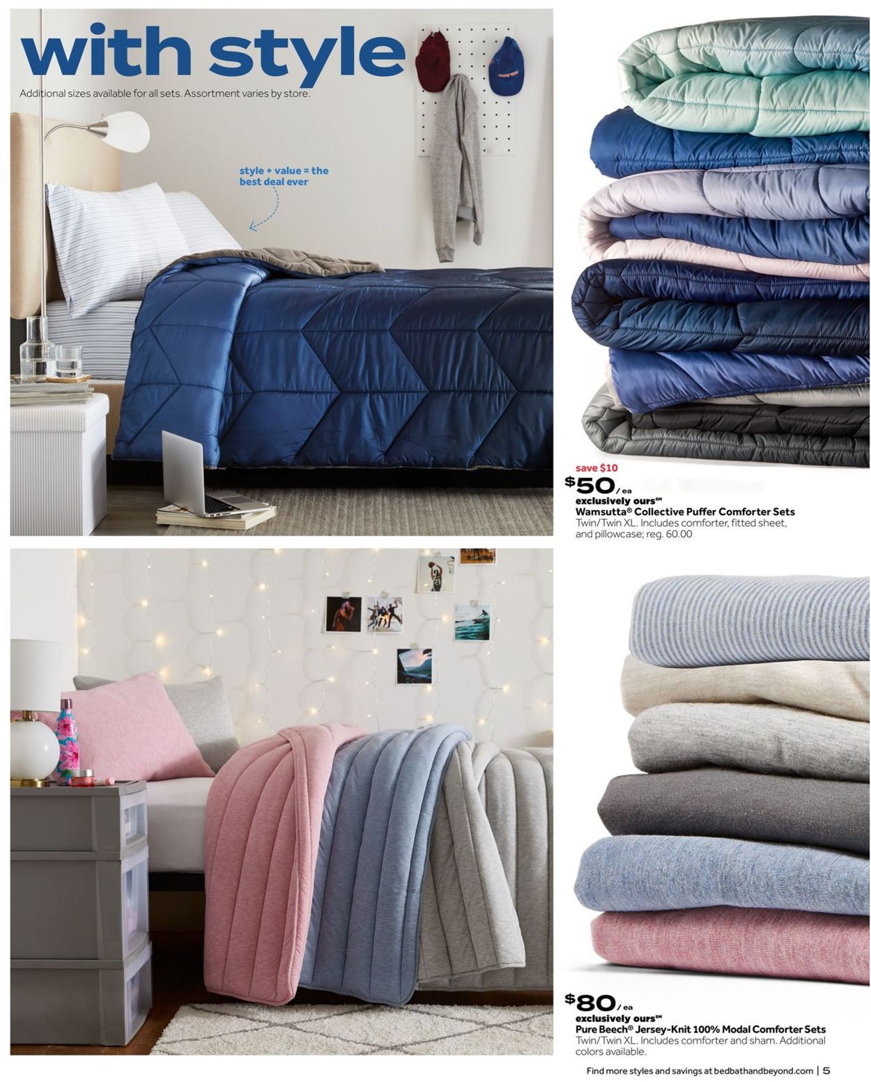 Catalogue Bed Bath and Beyond from 08/03/2020