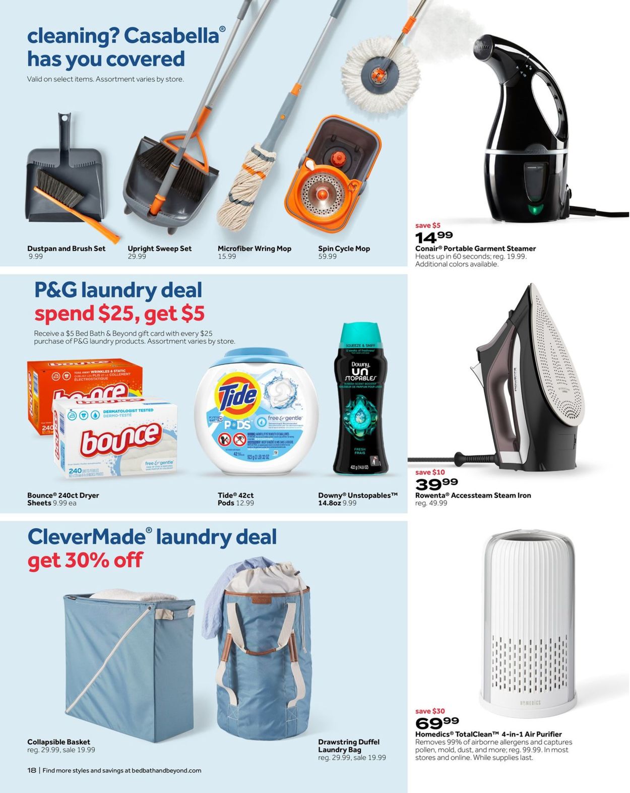 Catalogue Bed Bath and Beyond from 08/03/2020