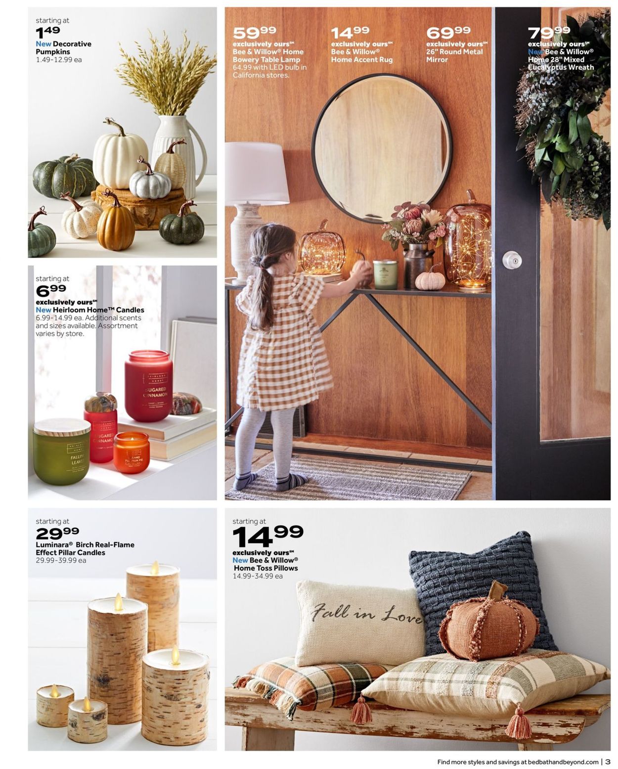 Catalogue Bed Bath and Beyond from 09/16/2020