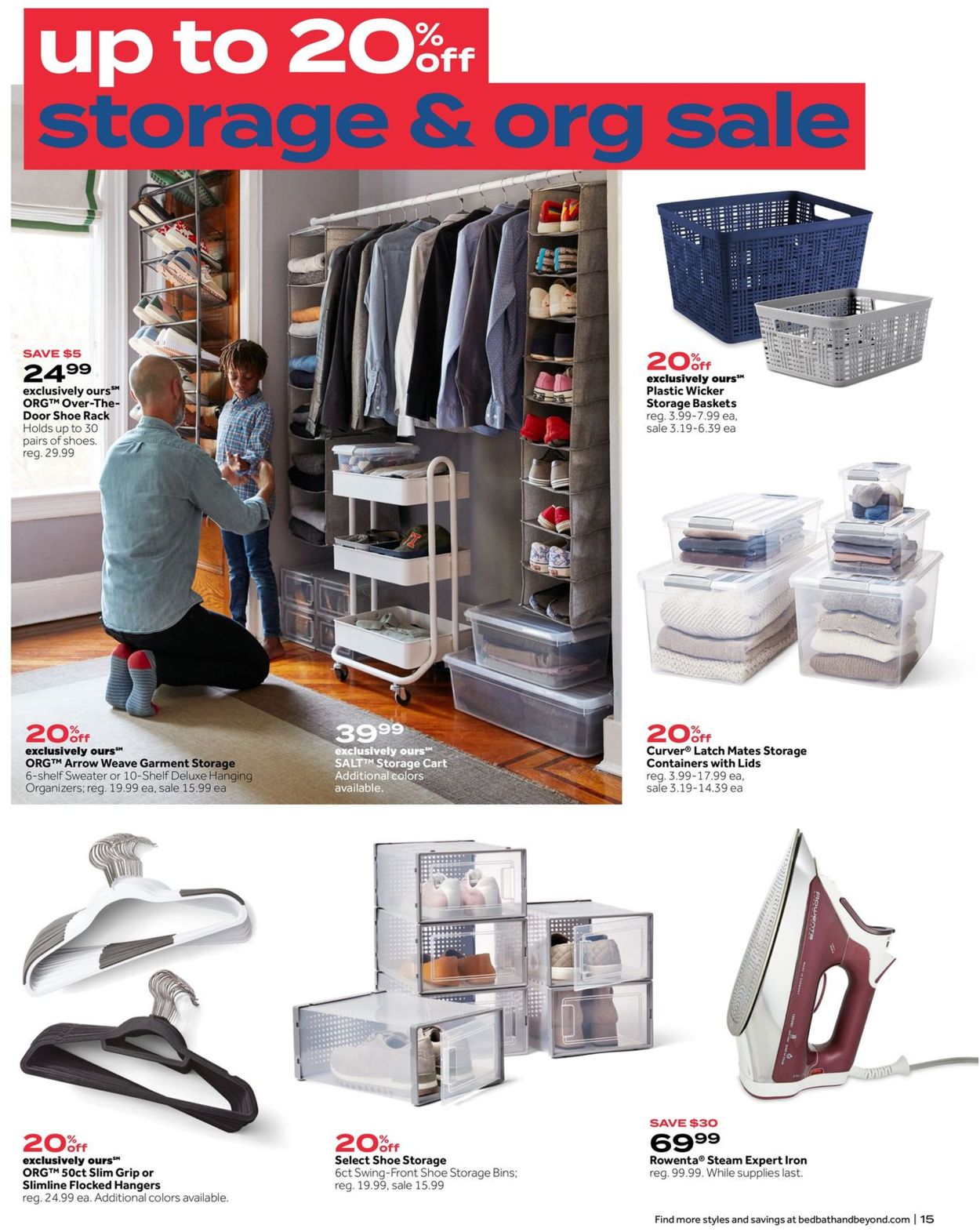 Catalogue Bed Bath and Beyond from 09/16/2020