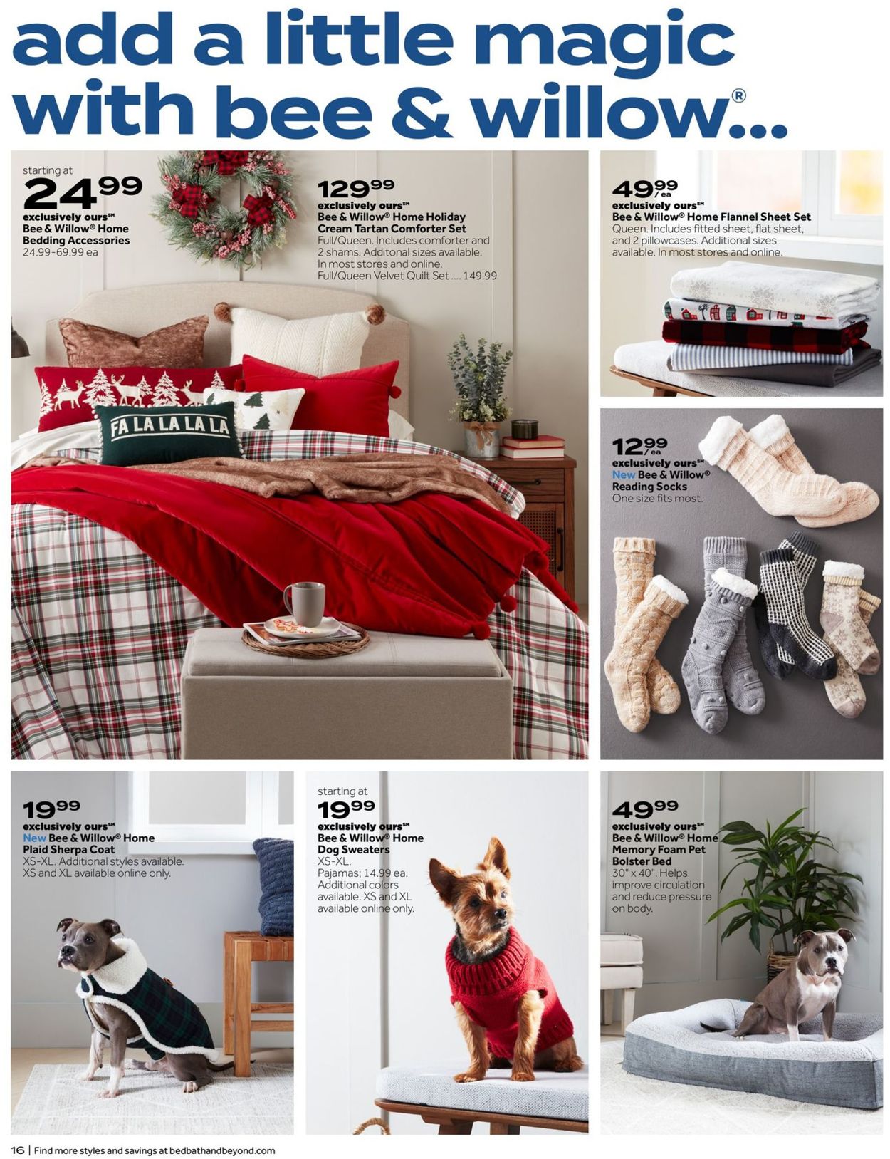 Catalogue Bed Bath and Beyond from 11/16/2020