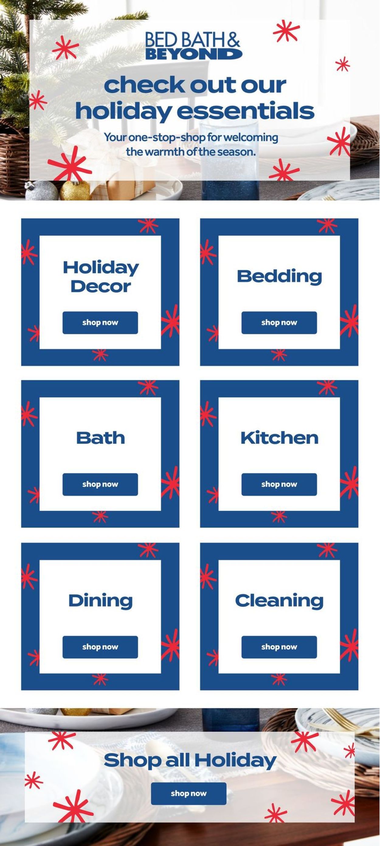 Catalogue Bed Bath and Beyond Holiday 2020 from 11/01/2020