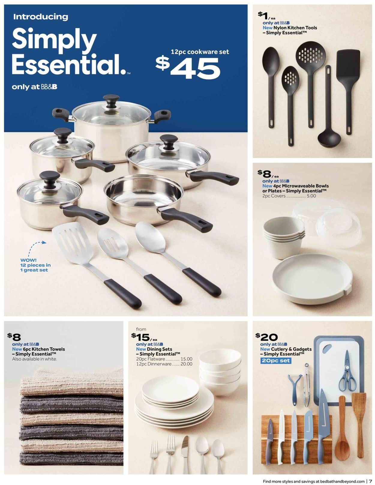 Catalogue Bed Bath and Beyond from 07/12/2021
