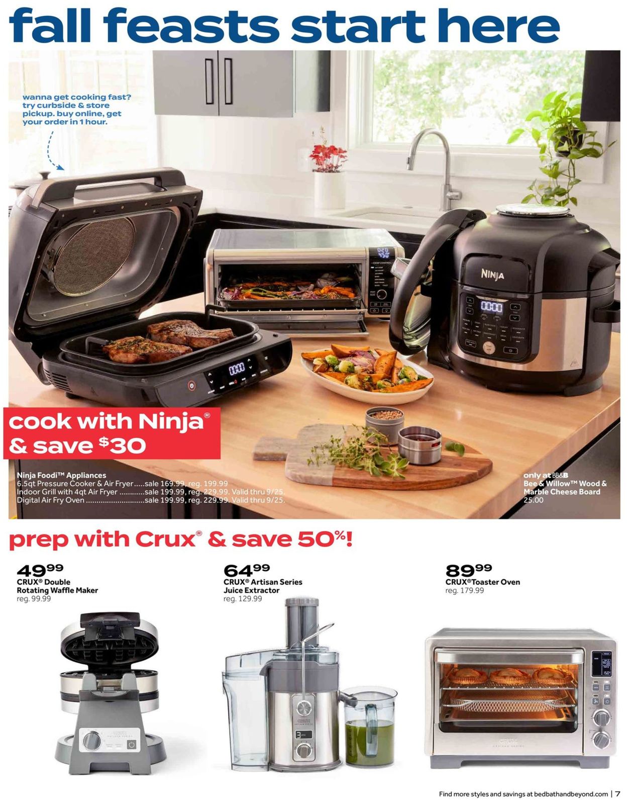 Catalogue Bed Bath and Beyond from 09/13/2021