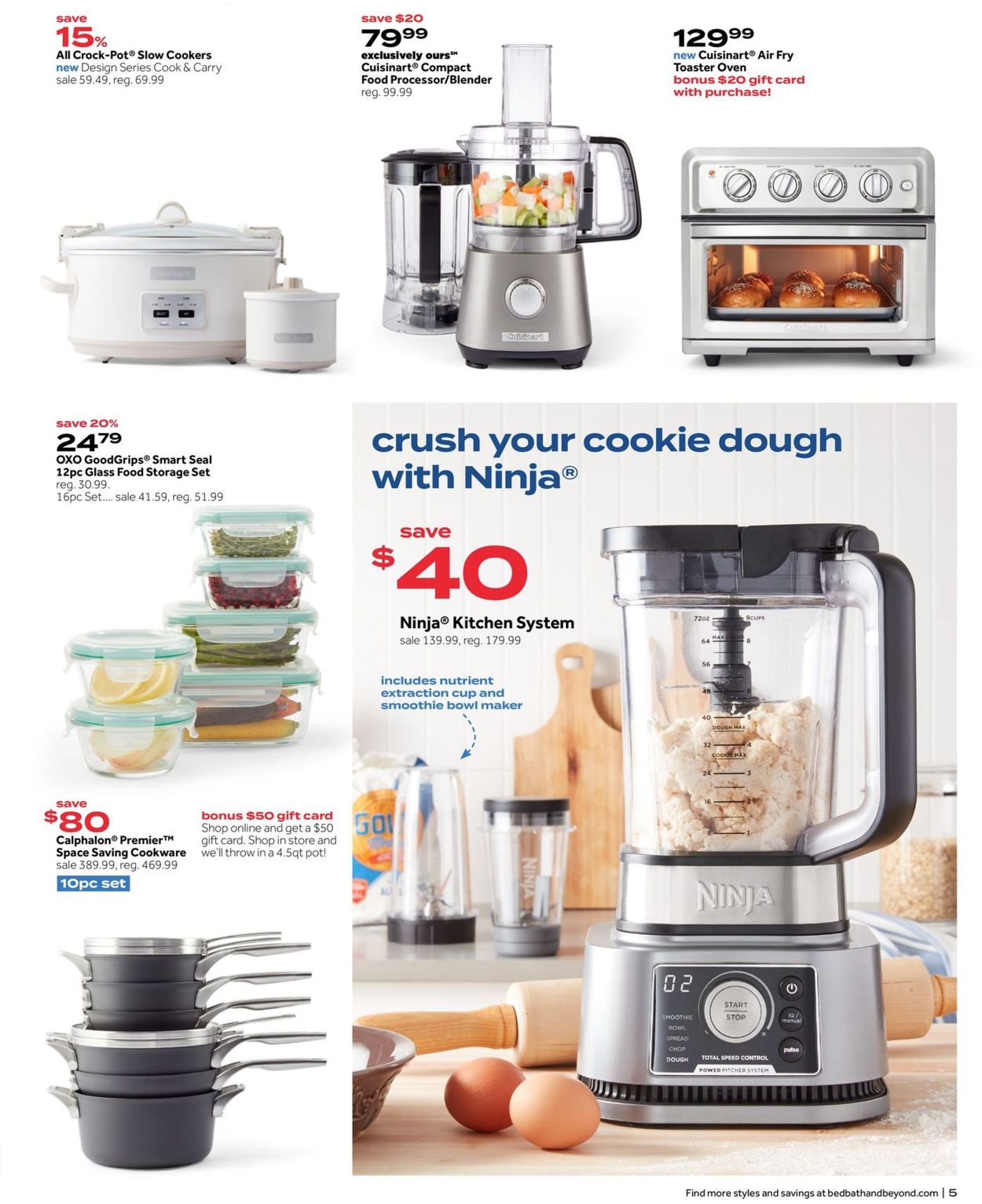 Catalogue Bed Bath and Beyond from 10/18/2021