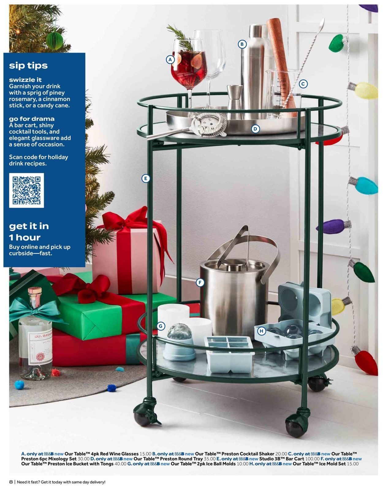 Catalogue Bed Bath and Beyond HOLIDAY 2021 from 11/15/2021
