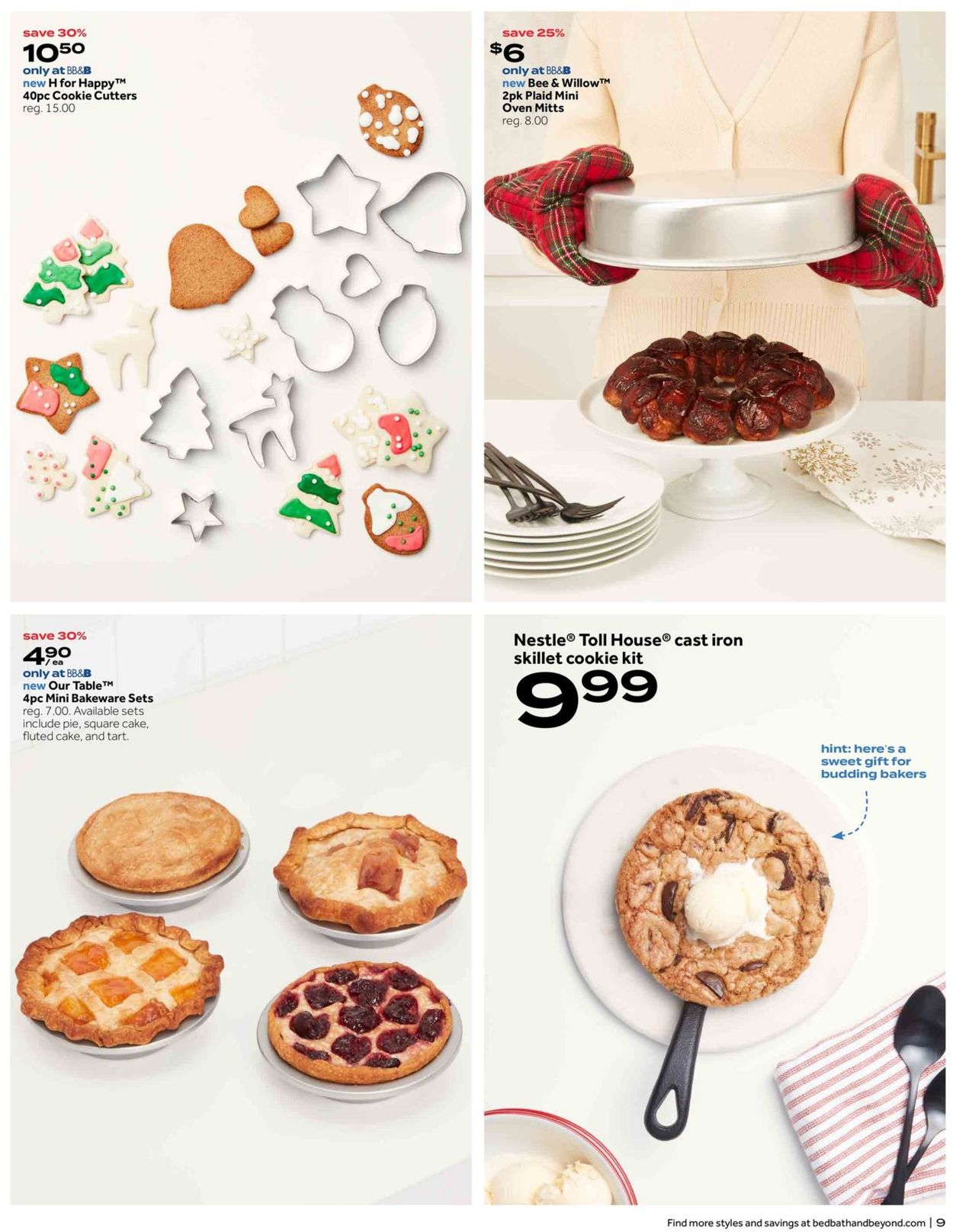 Catalogue Bed Bath and Beyond HOLIDAY 2021 from 11/30/2021