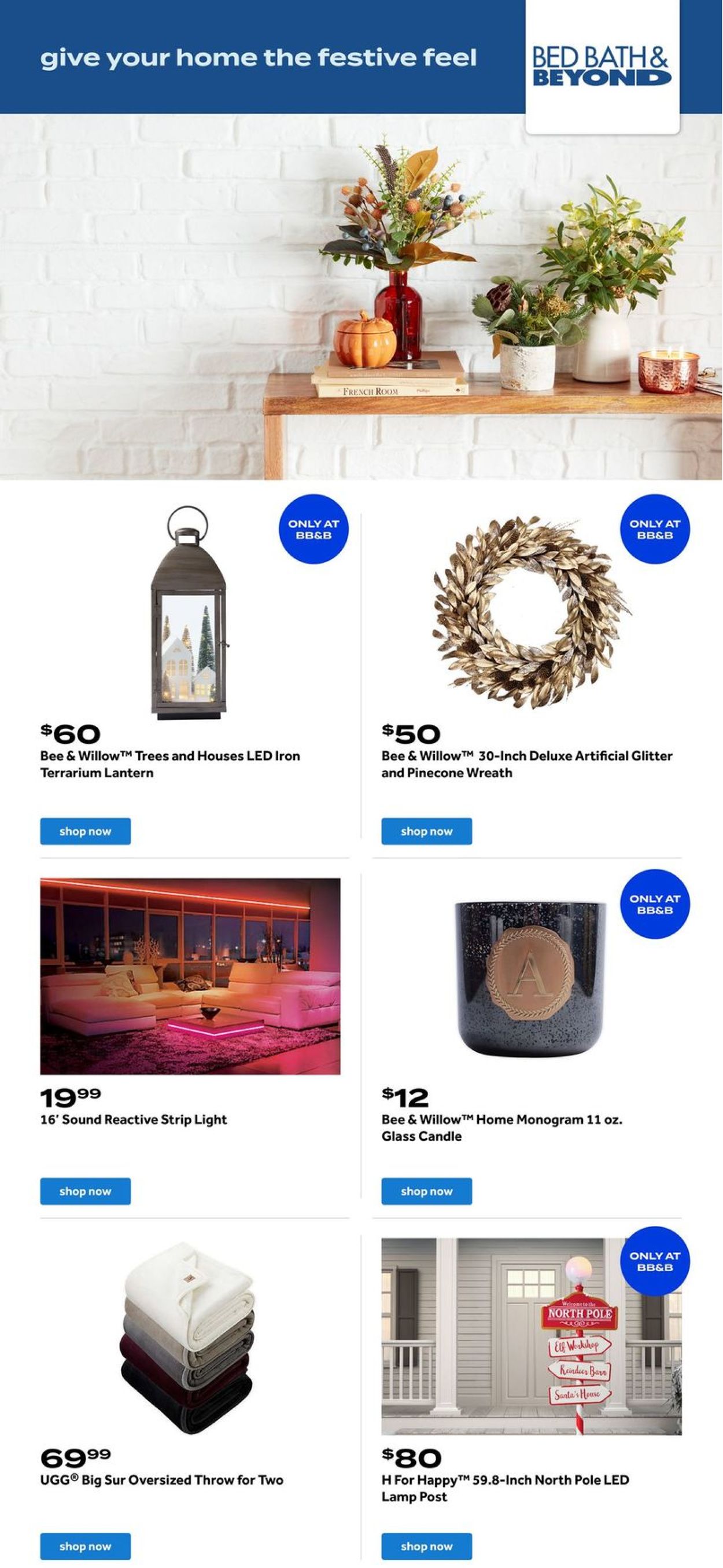 Catalogue Bed Bath and Beyond from 11/29/2021