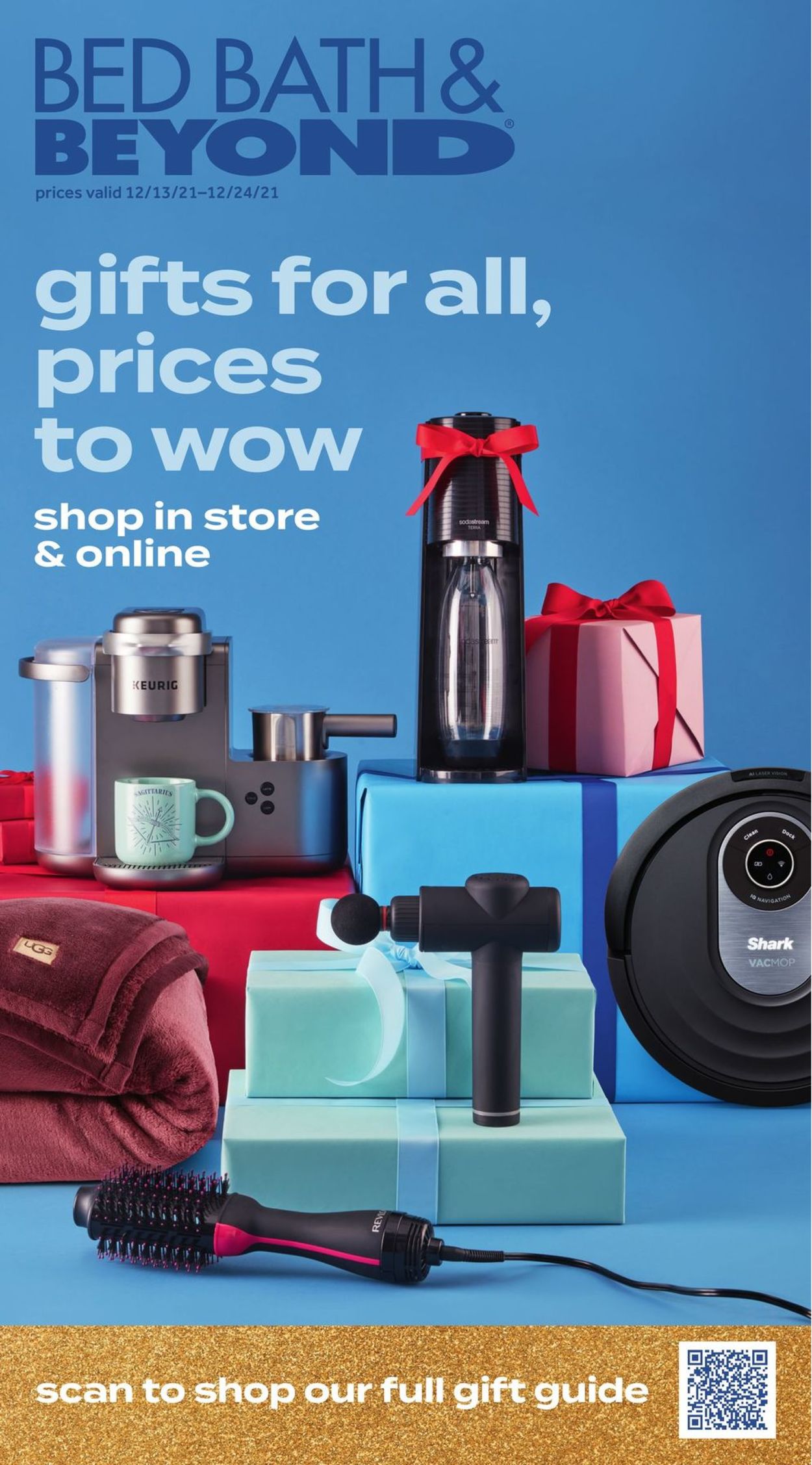 Catalogue Bed Bath and Beyond HOLIDAY 2021 from 12/13/2021