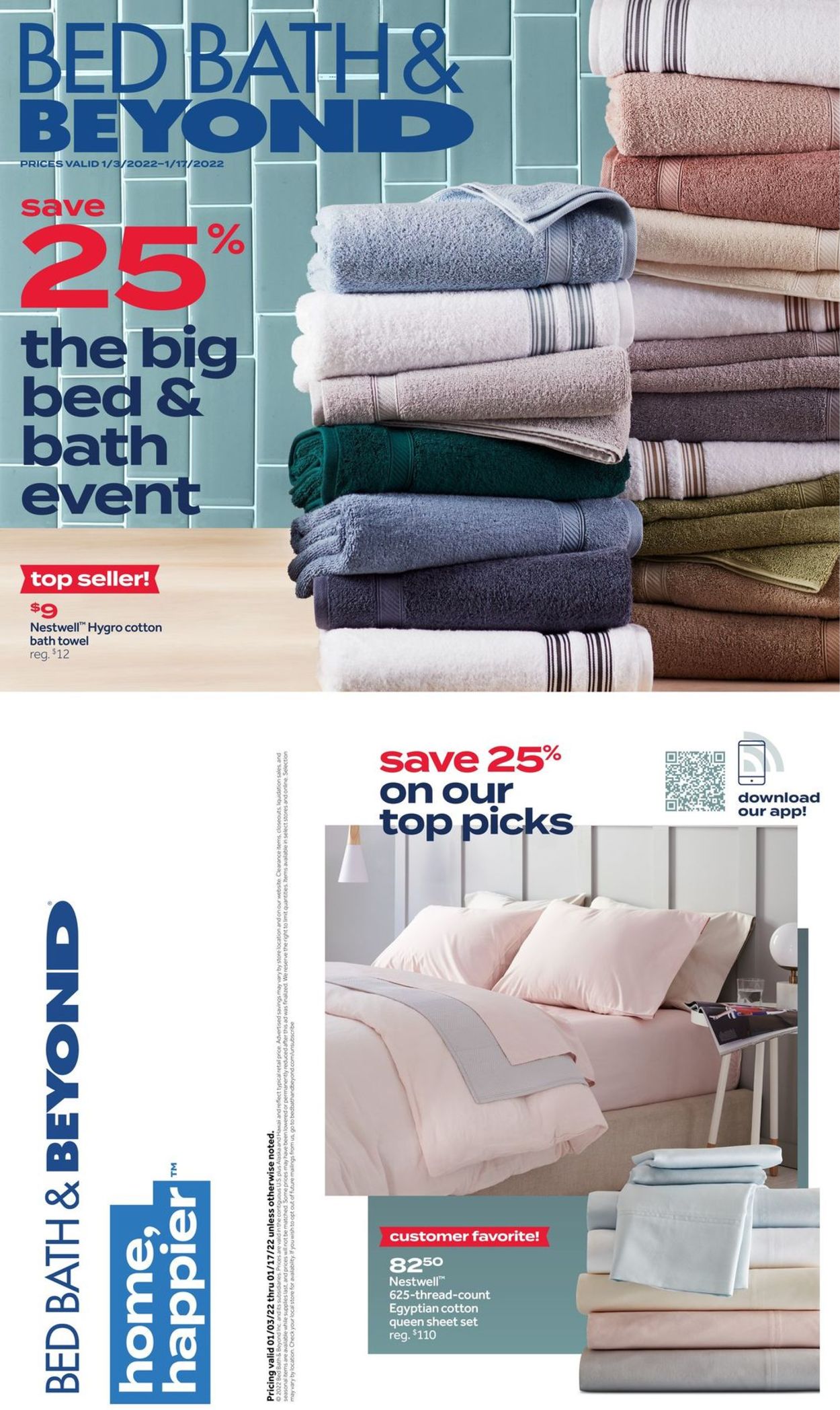 Catalogue Bed Bath and Beyond from 01/03/2022