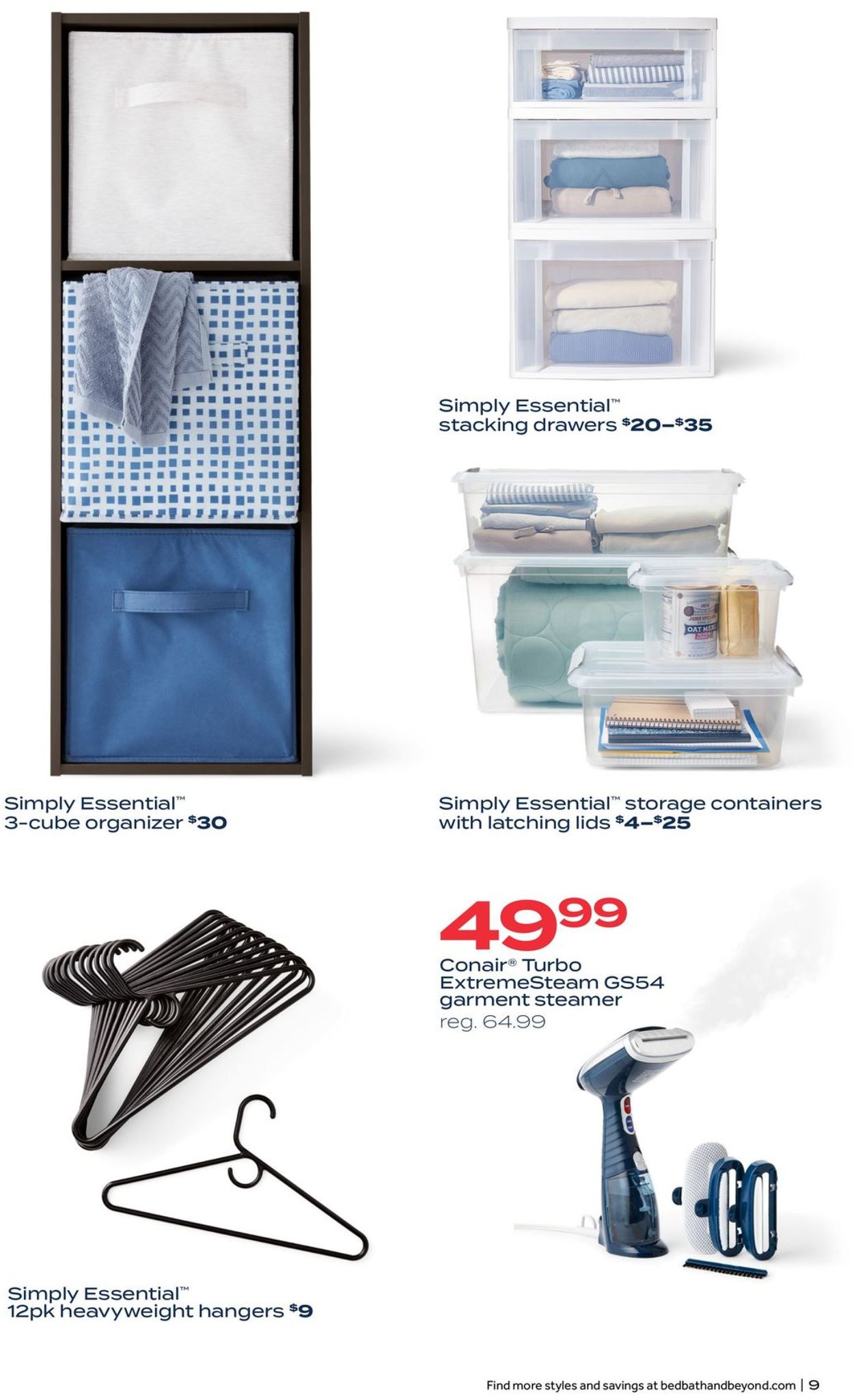 Catalogue Bed Bath and Beyond from 08/01/2022