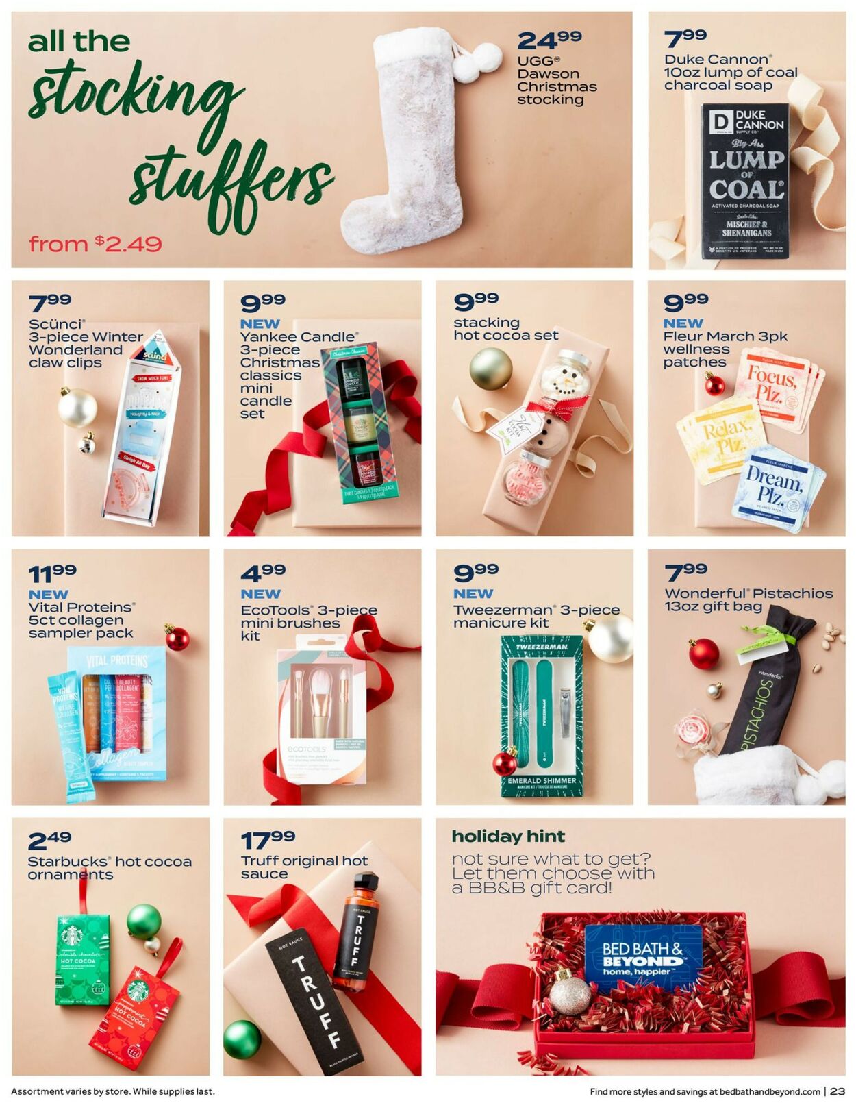Catalogue Bed Bath and Beyond from 11/29/2022