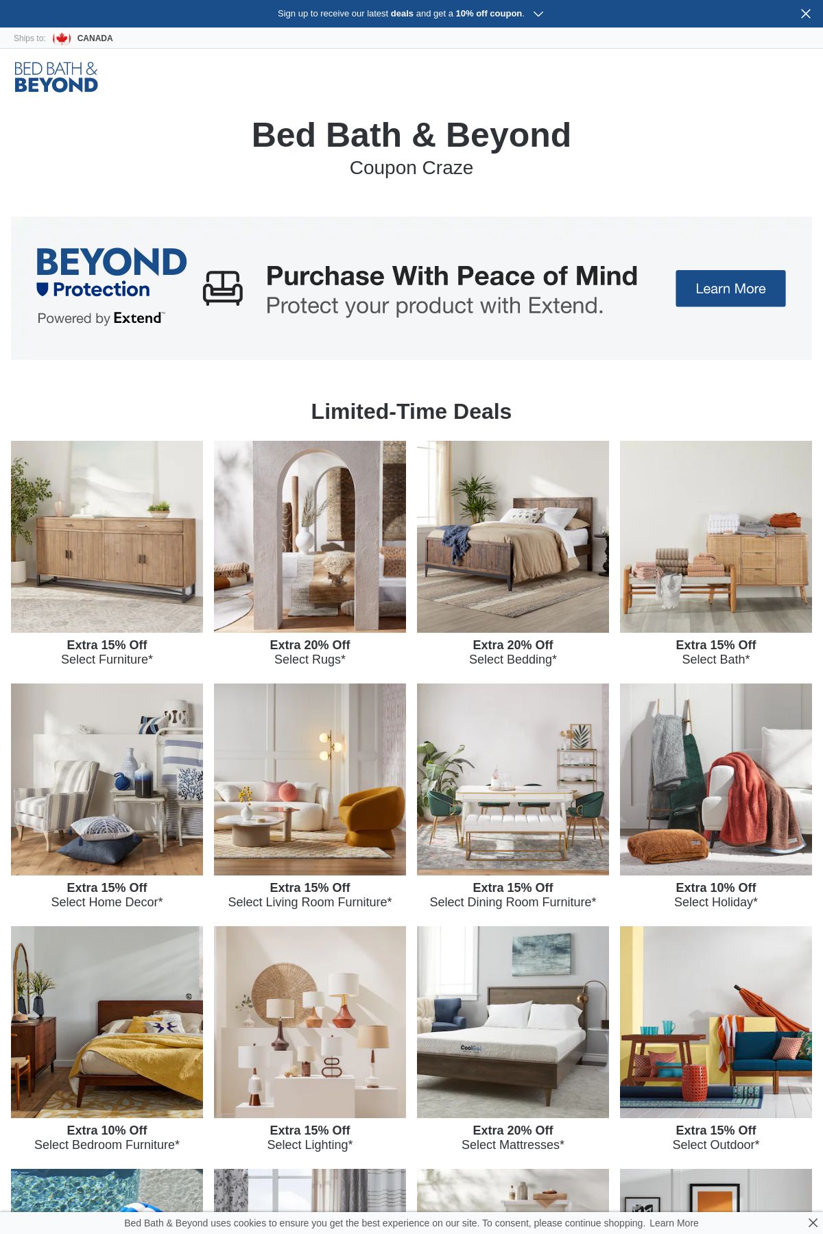 Catalogue Bed Bath and Beyond from 08/05/2024