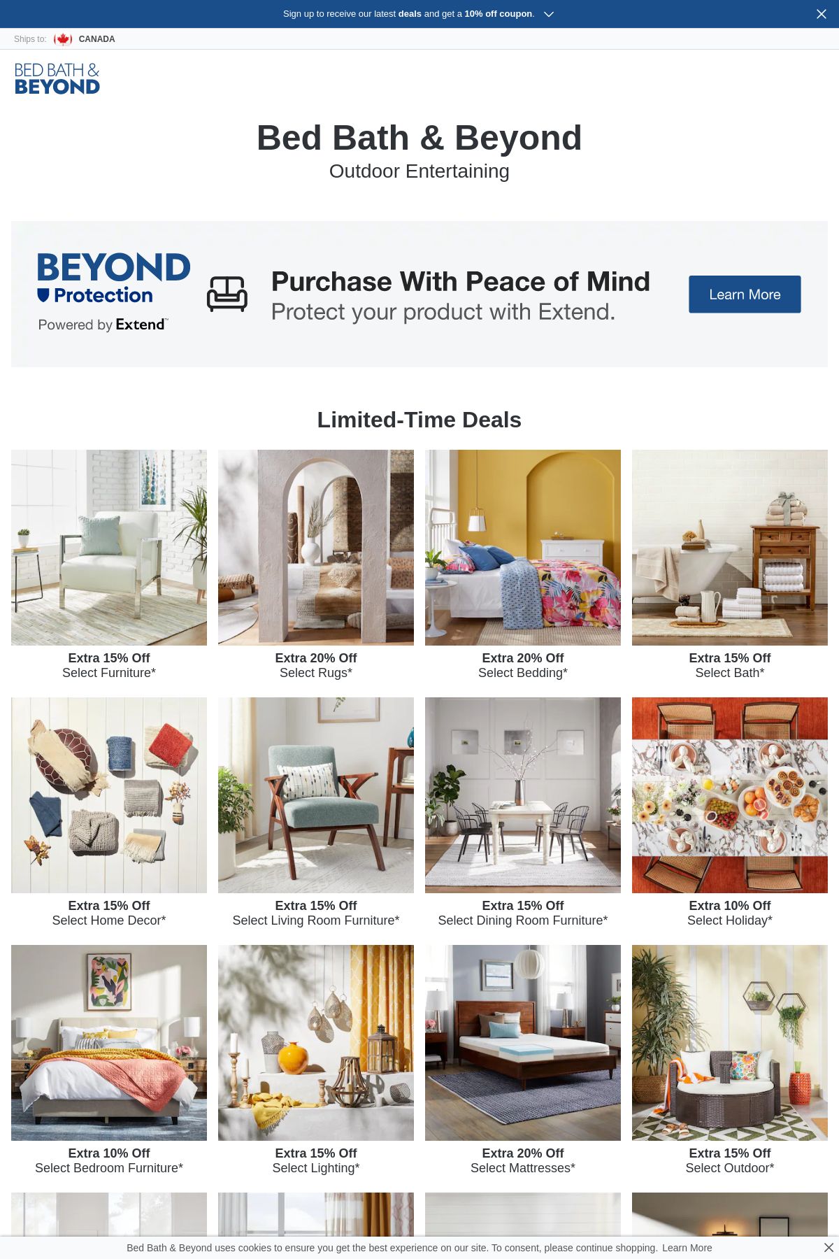 Catalogue Bed Bath and Beyond from 08/12/2024