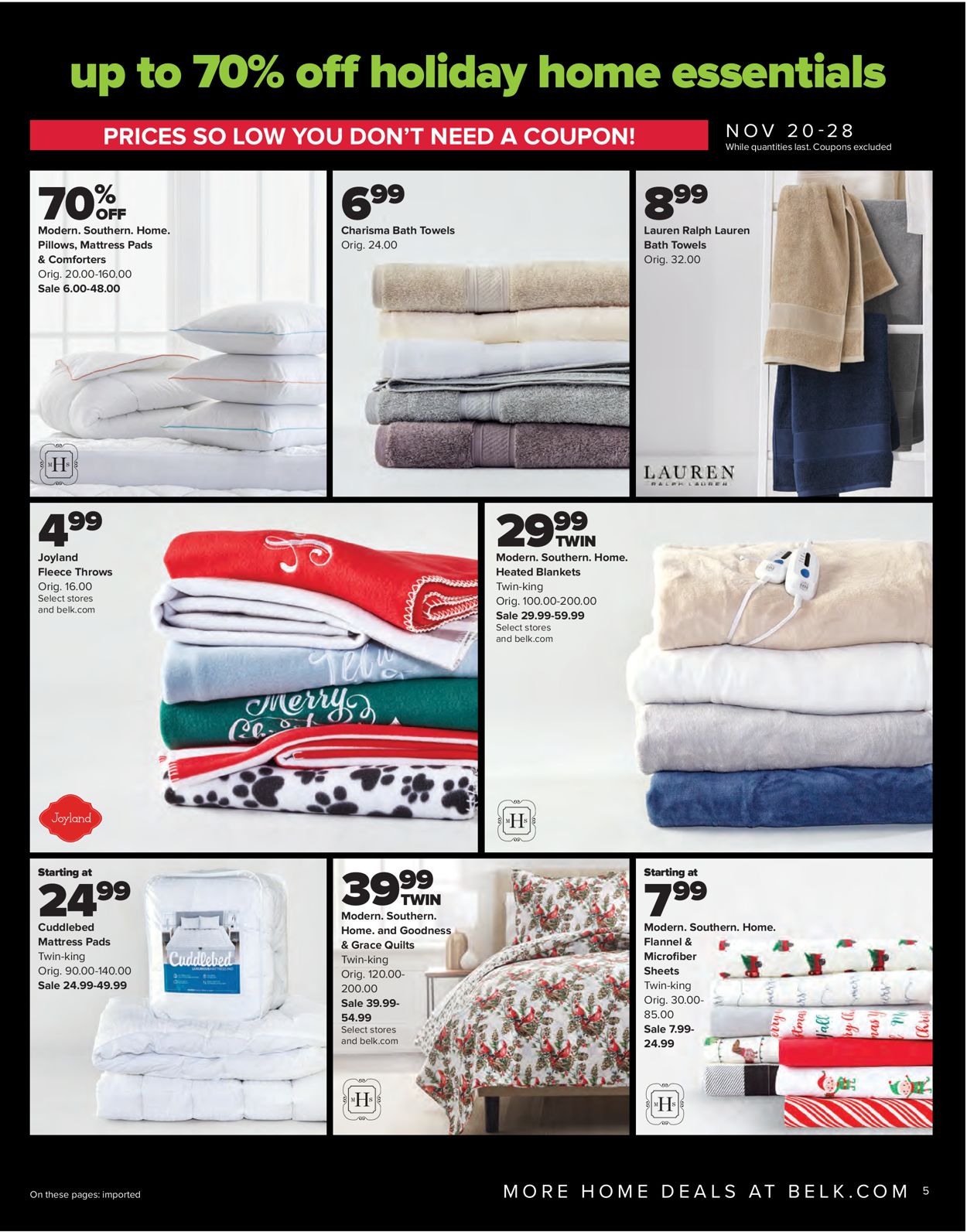 Catalogue Belk Black Friday 2020 from 11/20/2020