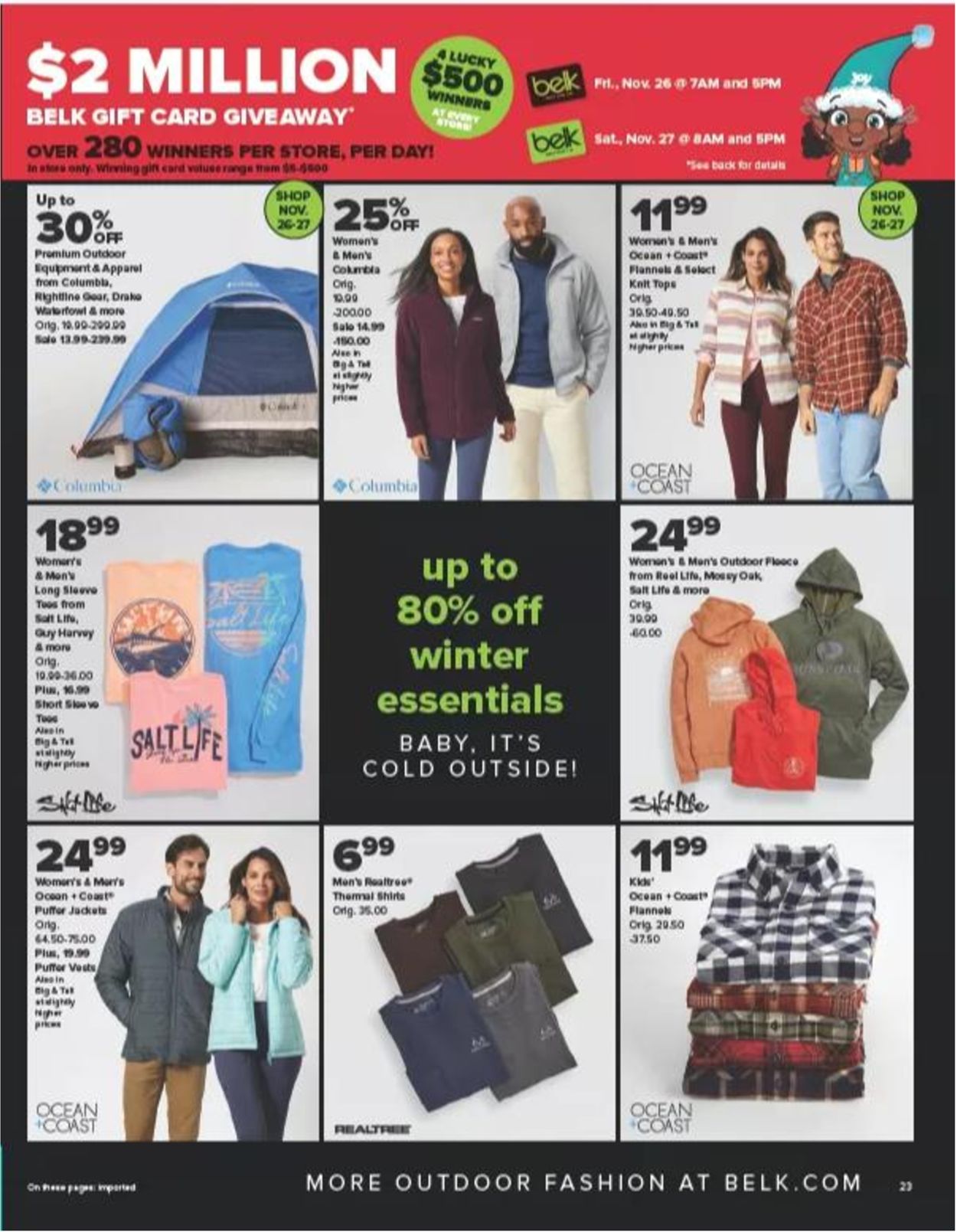 Catalogue Belk BLACK FRIDAY 2021 from 11/19/2021