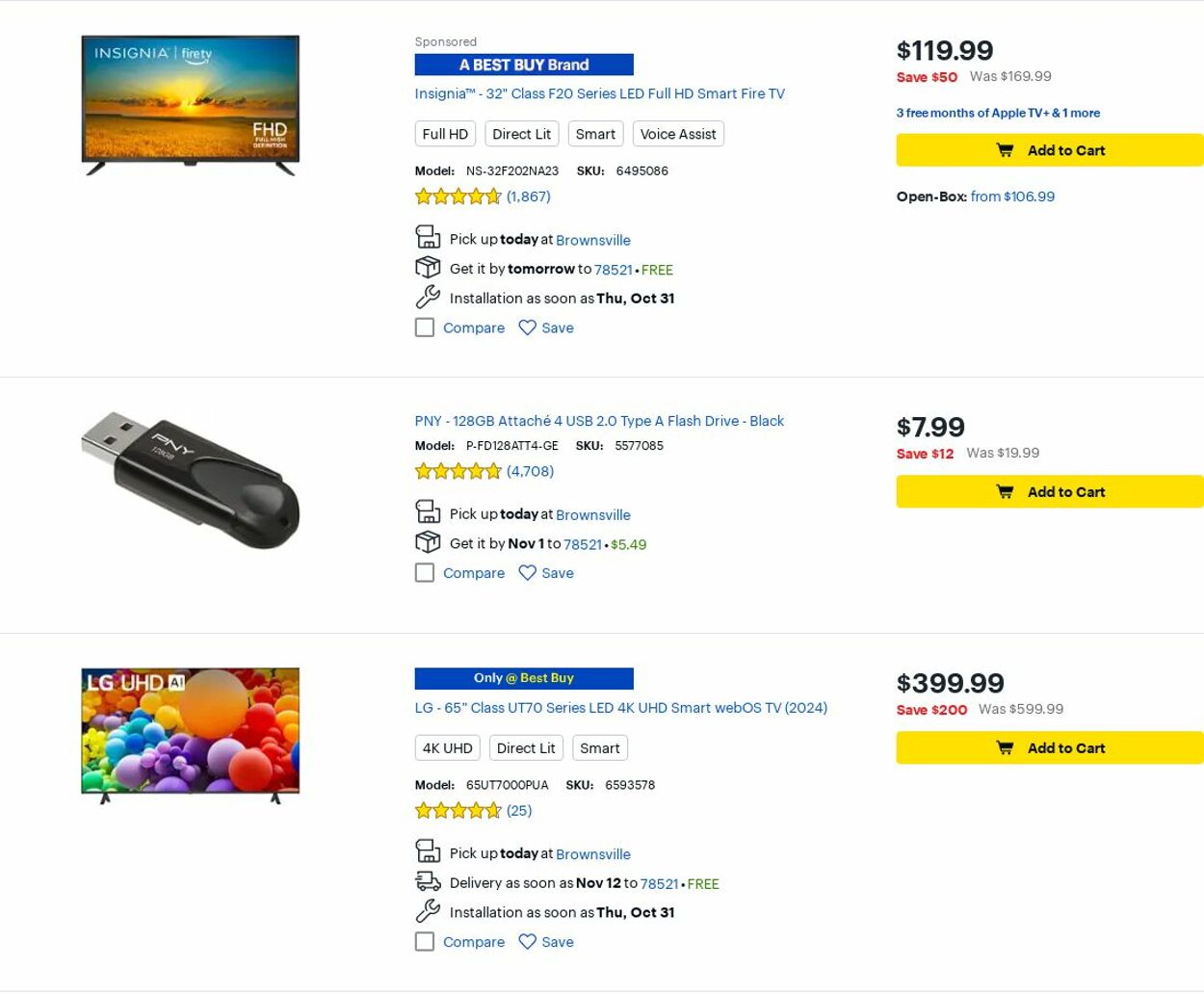 Catalogue Best Buy from 10/01/2024