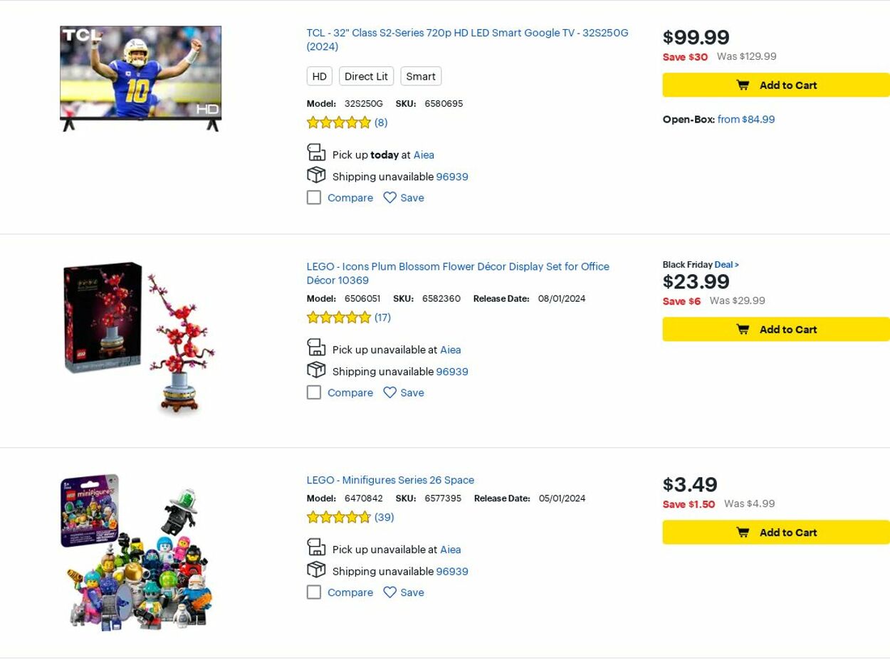 Catalogue Best Buy from 12/01/2024