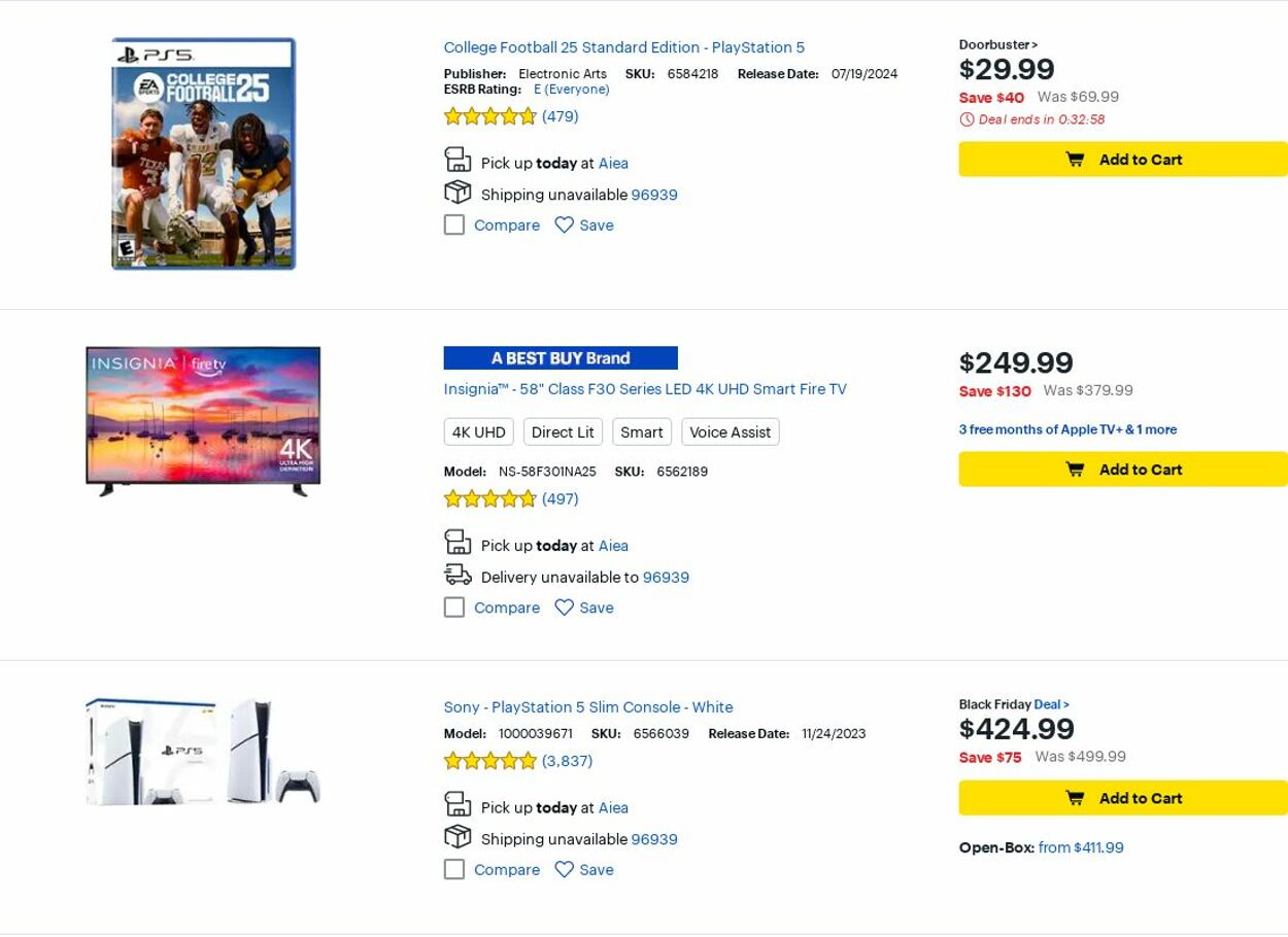 Catalogue Best Buy from 12/01/2024