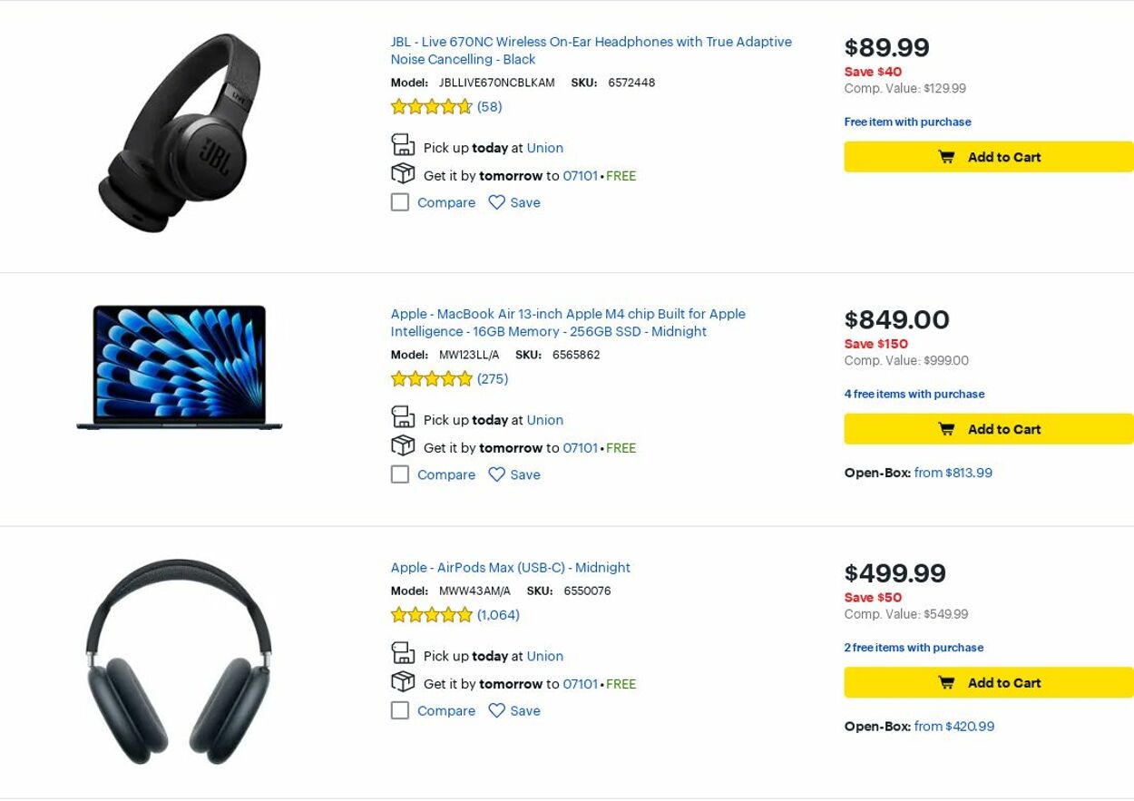 Catalogue Best Buy from 05/01/2025