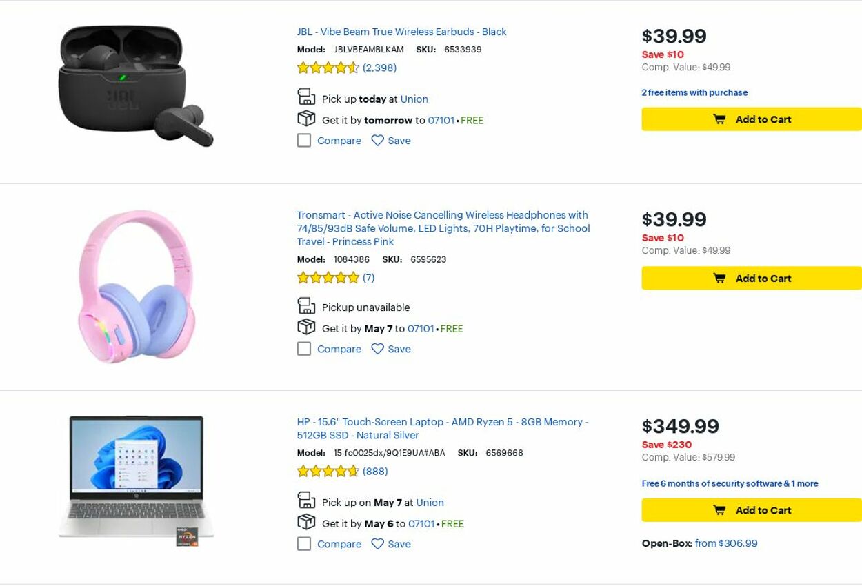 Catalogue Best Buy from 05/01/2025