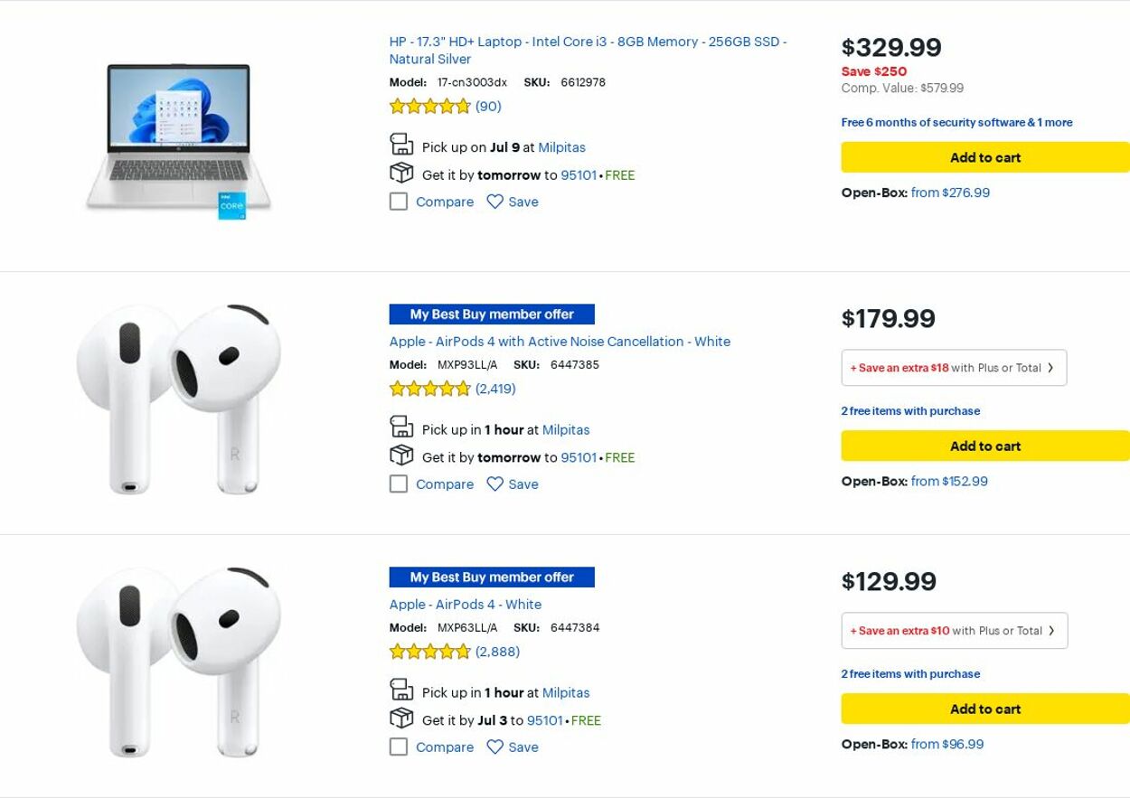 Catalogue Best Buy from 07/01/2025