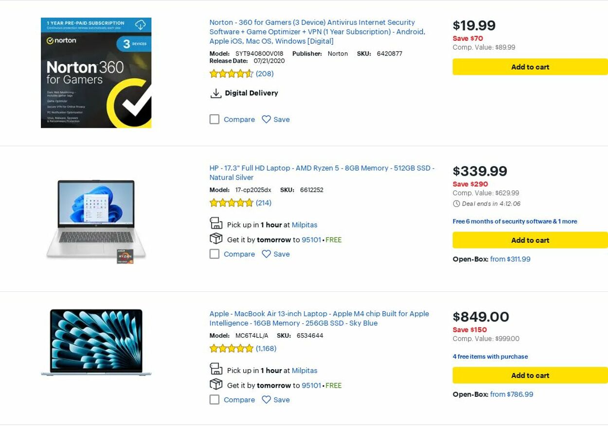 Catalogue Best Buy from 07/01/2025