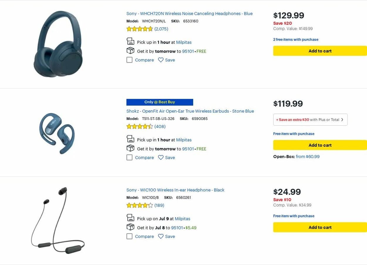 Catalogue Best Buy from 07/01/2025