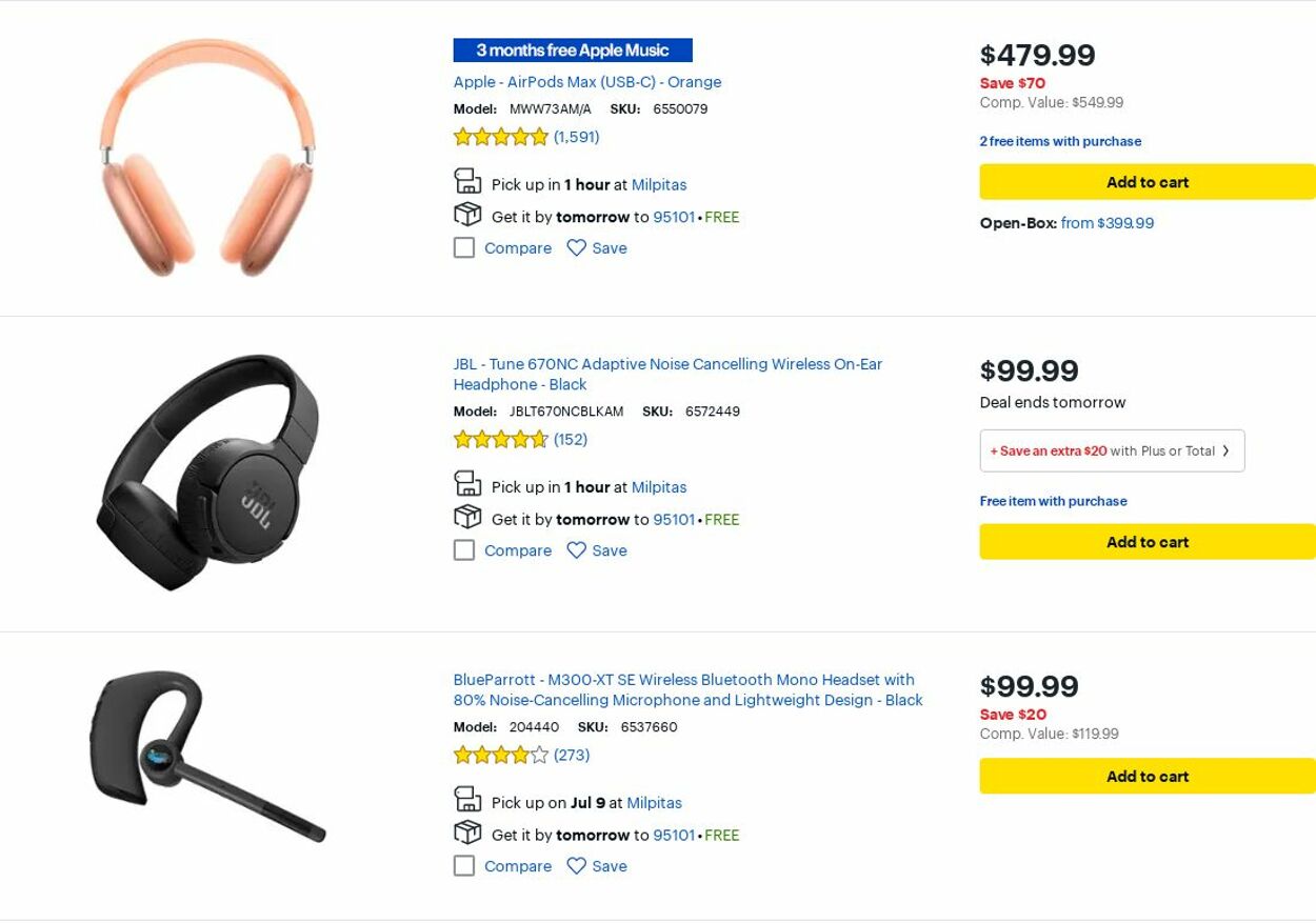 Catalogue Best Buy from 07/01/2025