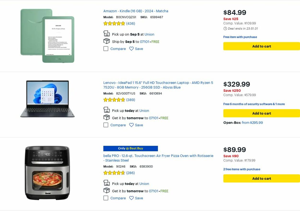 Catalogue Best Buy from 08/01/2025